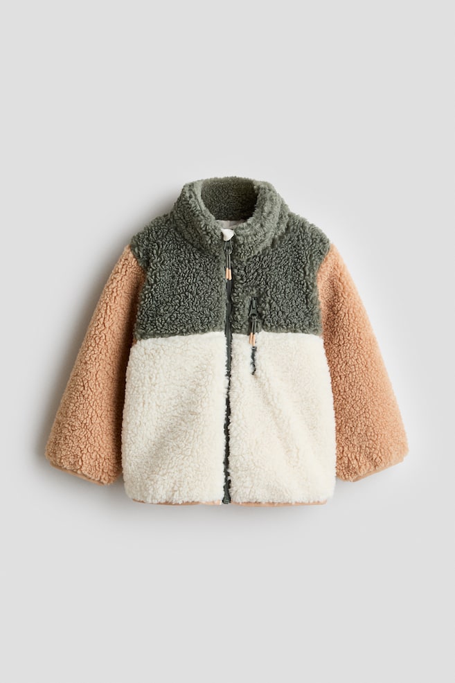 Teddy jack - Roomwit/blokkleuren/Zwart/bruin/Marineblauw/blokkleur - 1