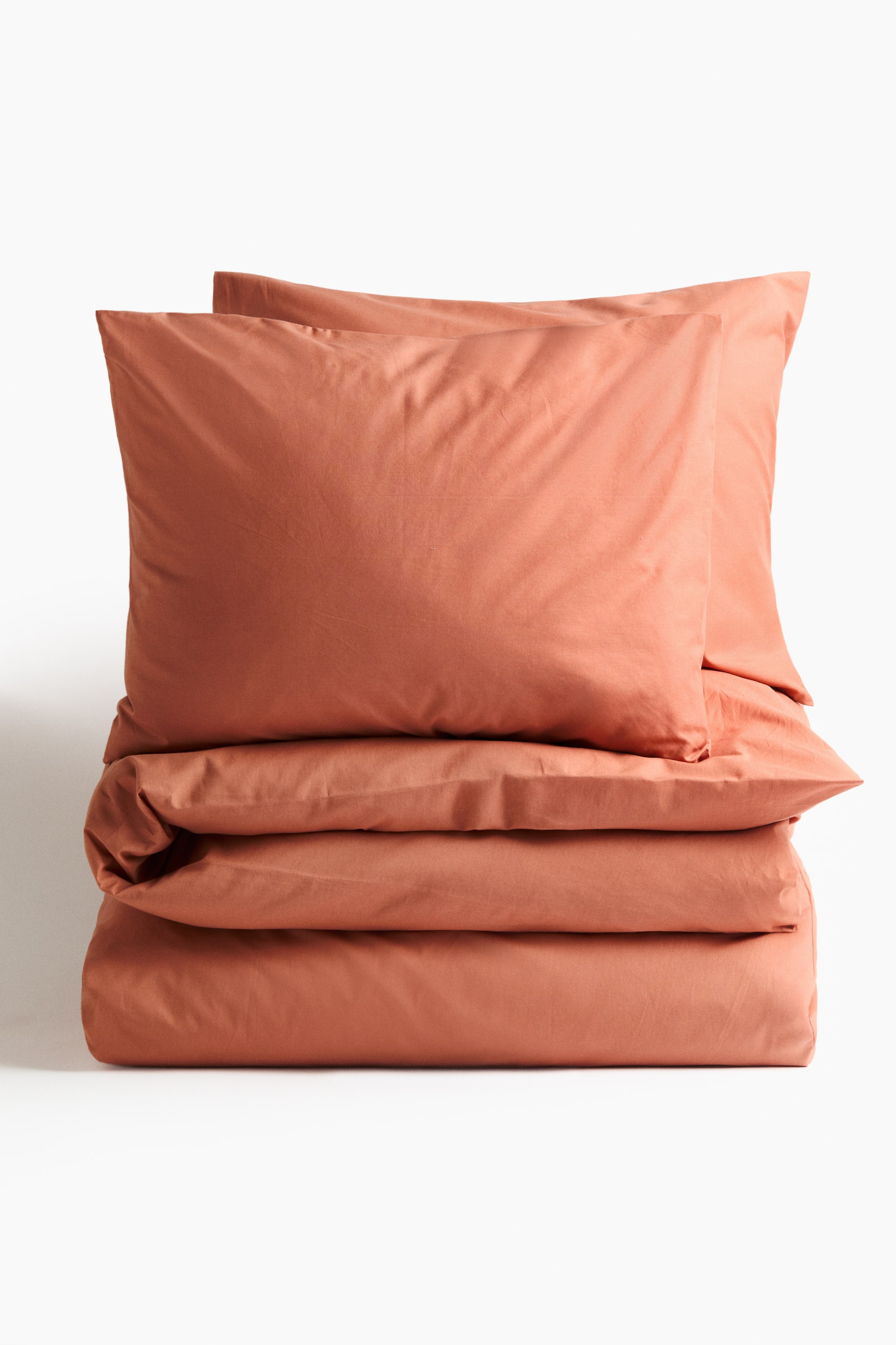 Ver imagen más grande: Conjunto de funda nórdica doble de algodón - Naranja - HOME | H&M ES 1