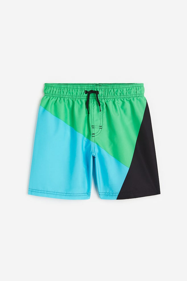 Patterned swim shorts - Bright green/Block-coloured/Blue/White/Blue/Tie-dye/Turquoise/Ombre/dc/dc/dc/dc/dc/dc/dc - 1