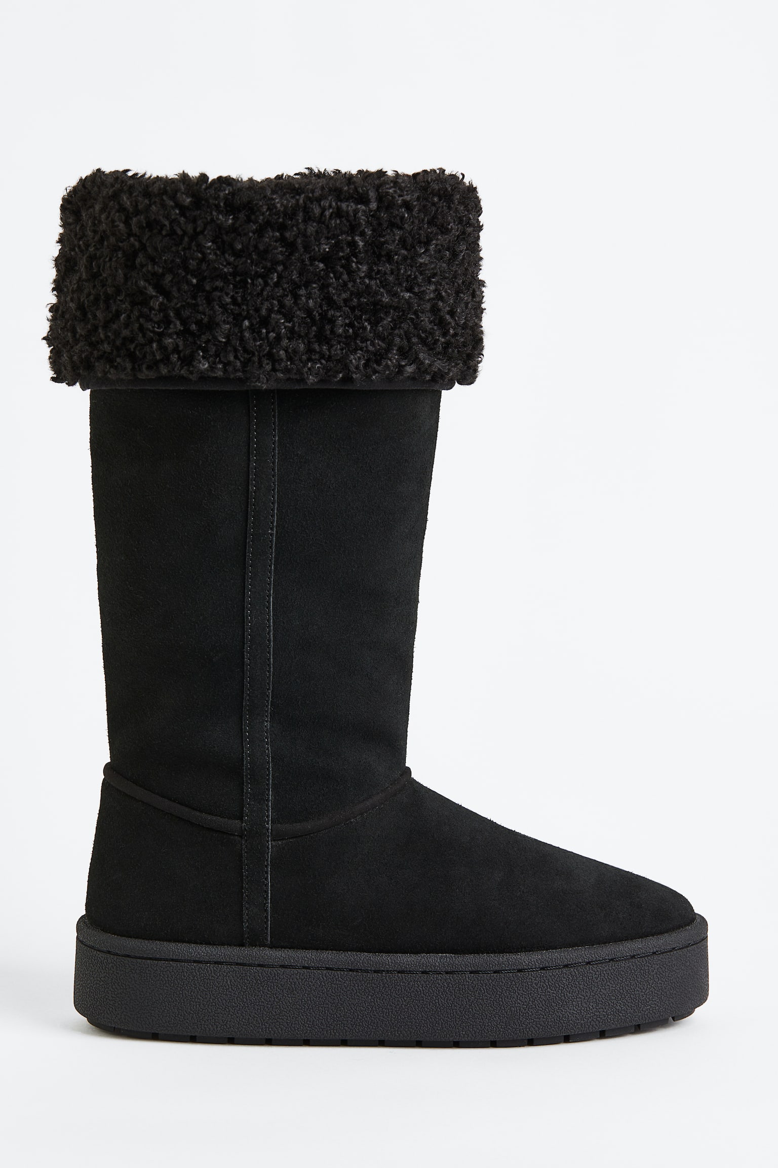 Suede boots - Black - 1