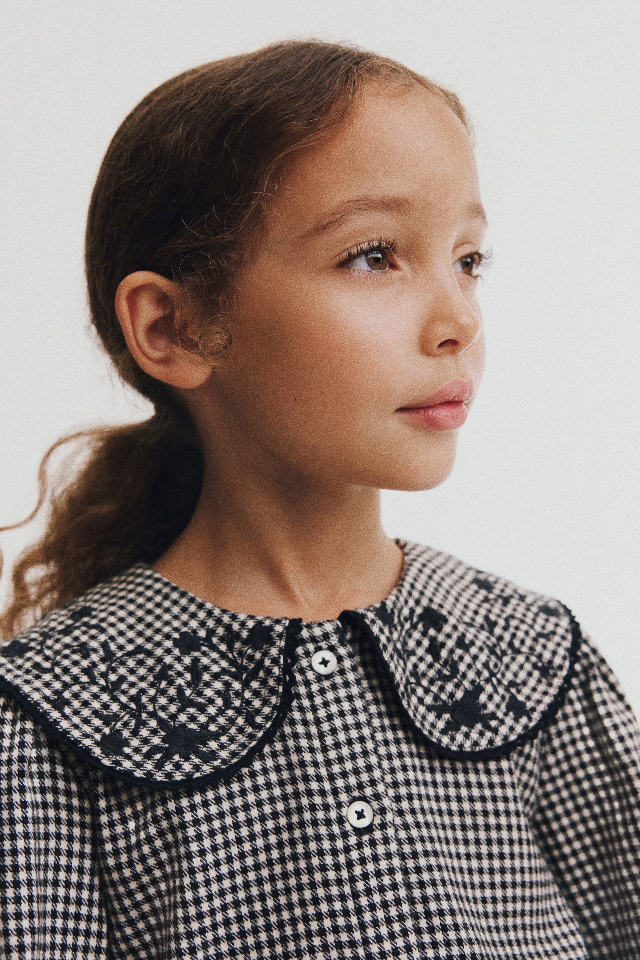 Embroidered-Detail Cotton Blouse