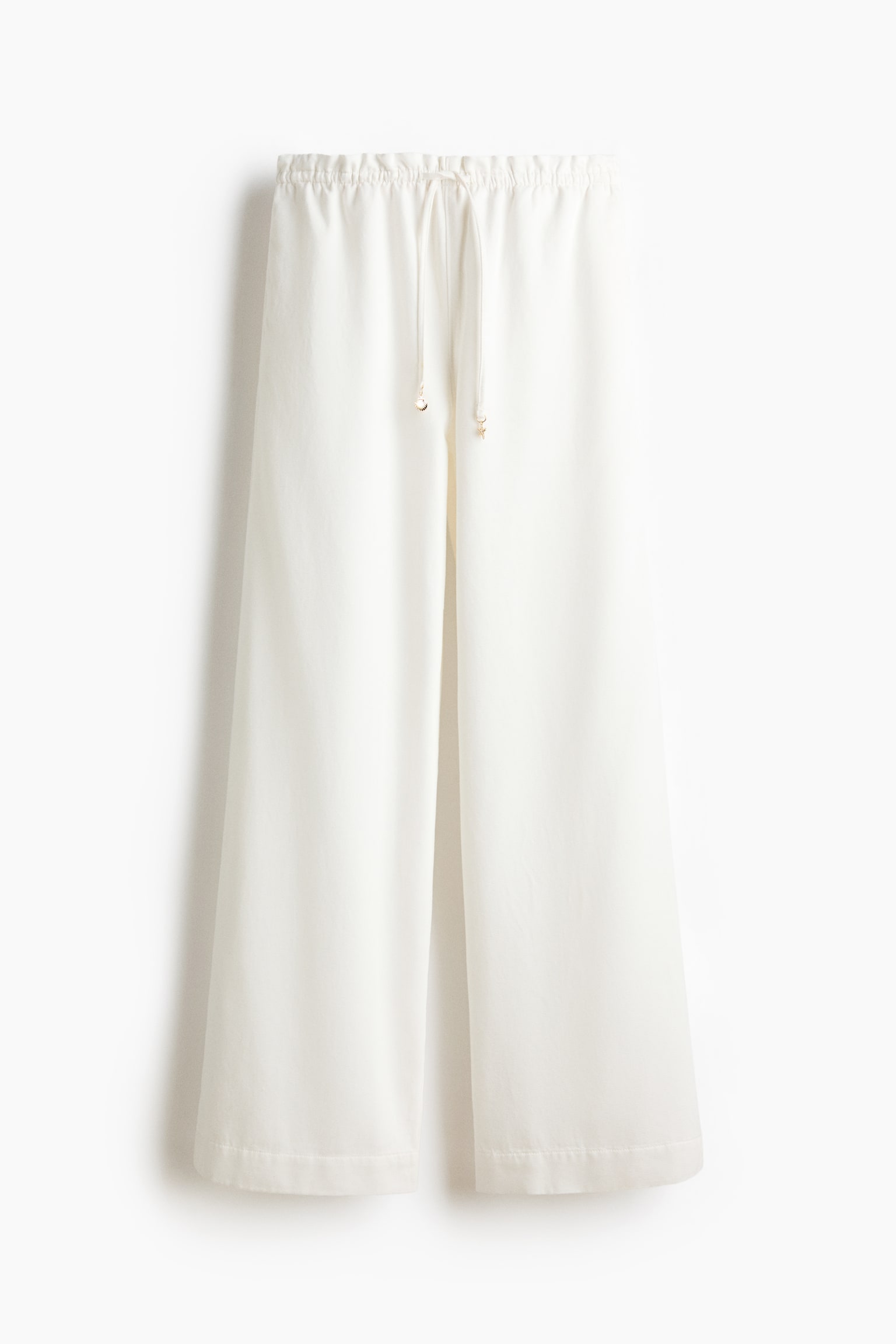 Tie-belt paper bag trousers - 2