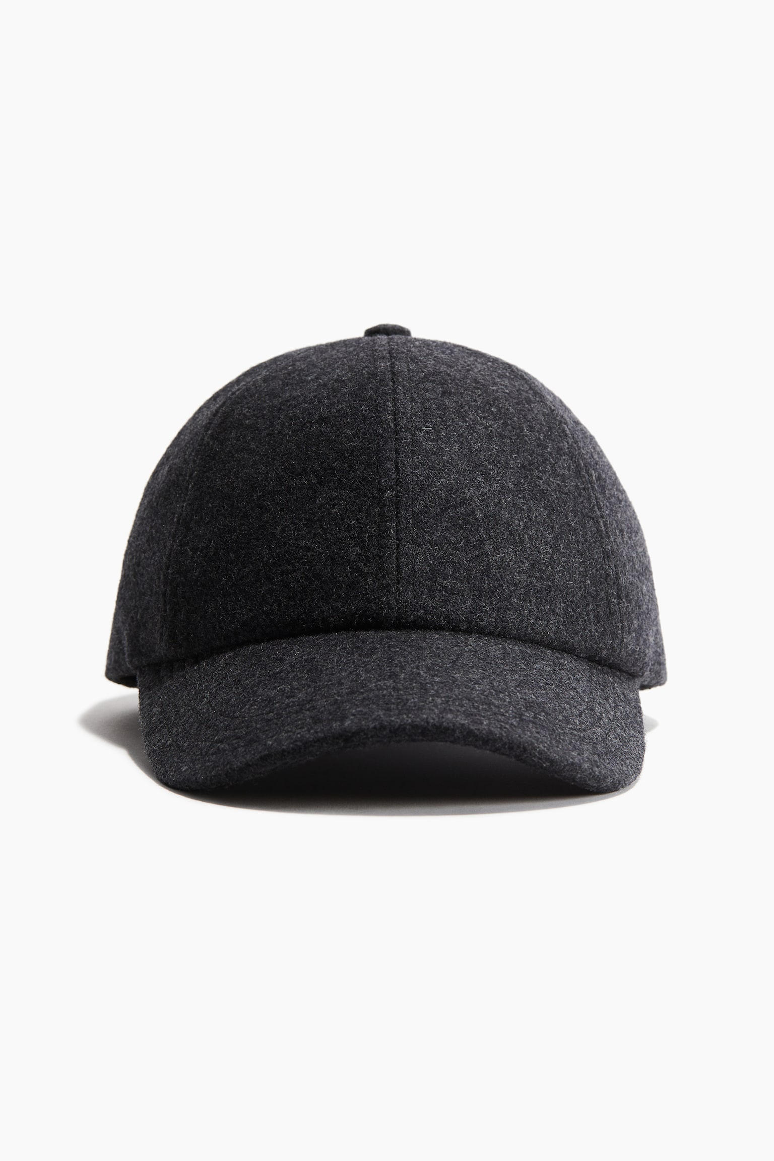 Wool-blend cap - Dark grey/Beige - 2