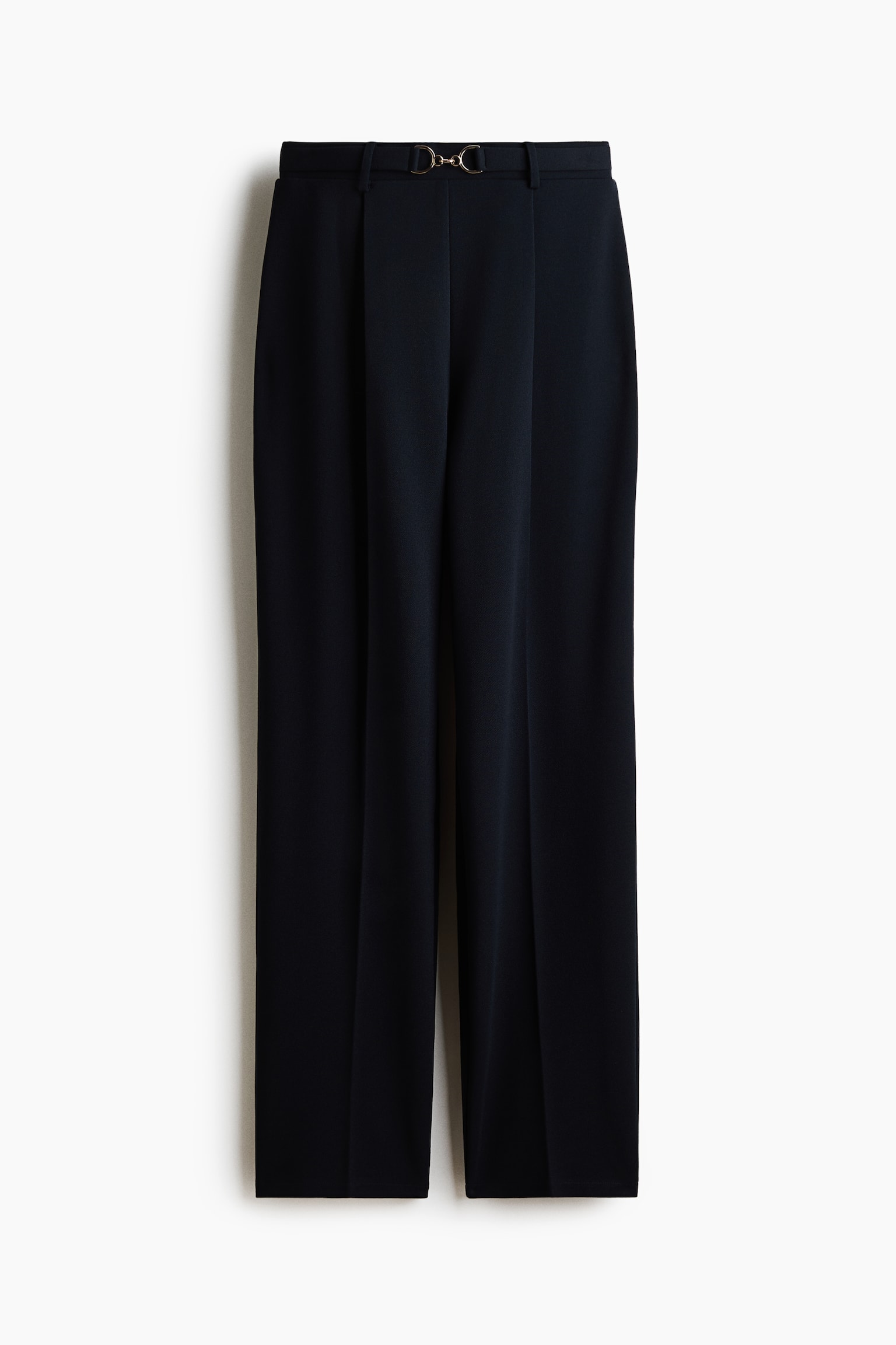 Pantaloni in jersey punto Roma - Blu navy/Nero - 1
