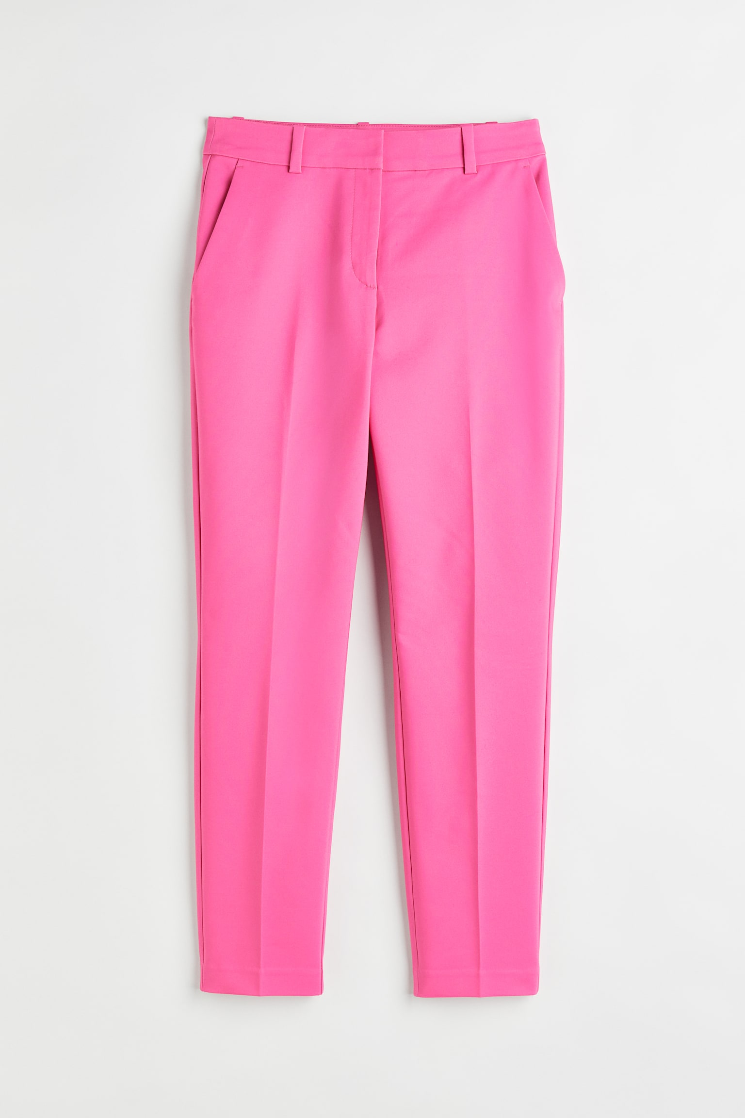 Cigarette Pants - Pink/Black/Light beige/Check/Navy/Pink/Grey/Beige/Greige/Beige/Light green/Grey marle/Cream/Beige/Check/Light pink/Light beige/Light khaki green/Light beige/Check/Navy blue/Brown/Check/Dusty blue - 1