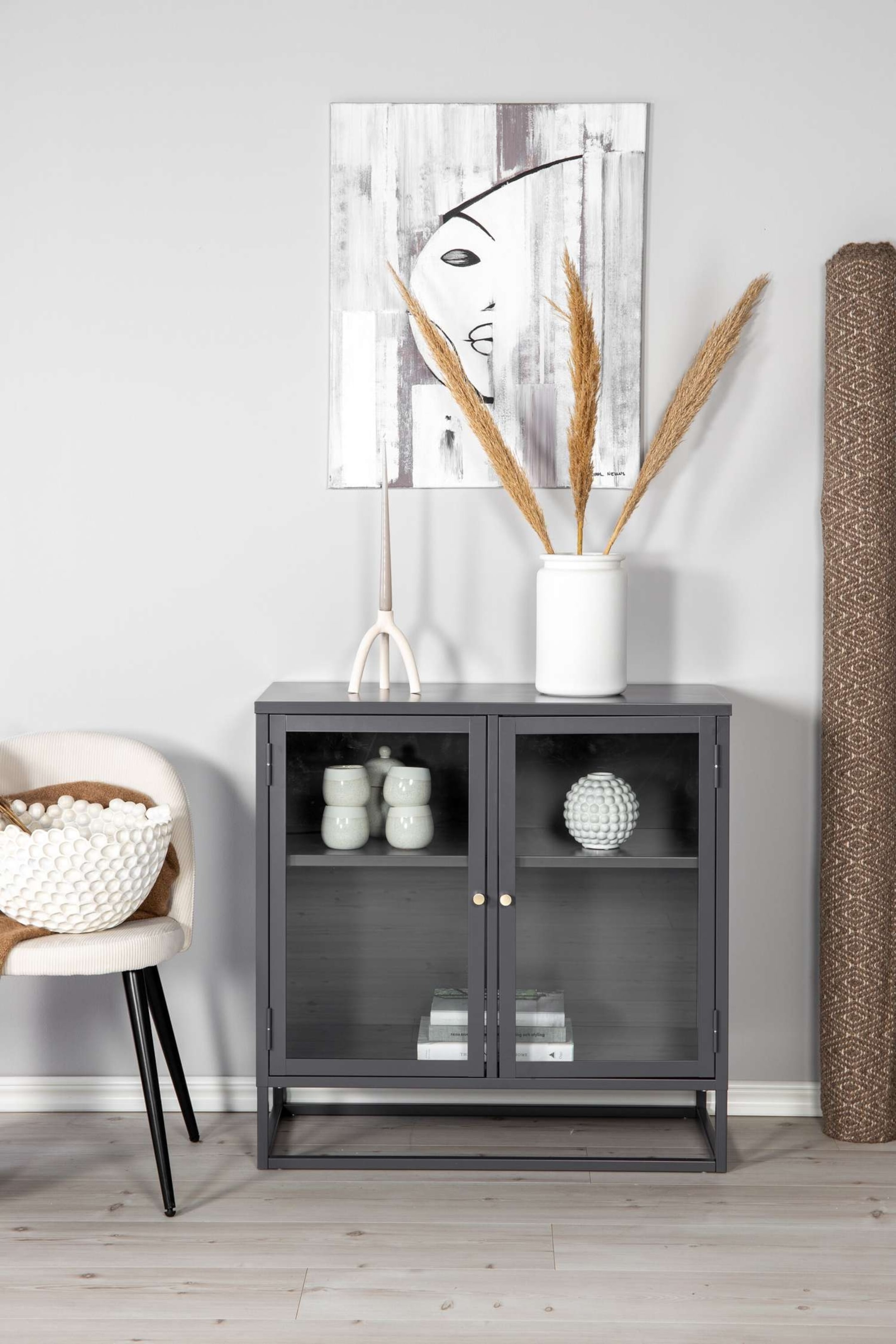 Grotere afbeelding bekijken: Bakal Cabinet - Steel, Light Grey - Venture Home - HOME | H&M BE 1