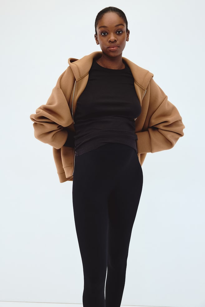 MAMA Seamless leggings - Black - 4