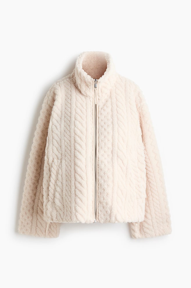 MAMA Before & After Babywearing Fleece Jacket - Cream - 1