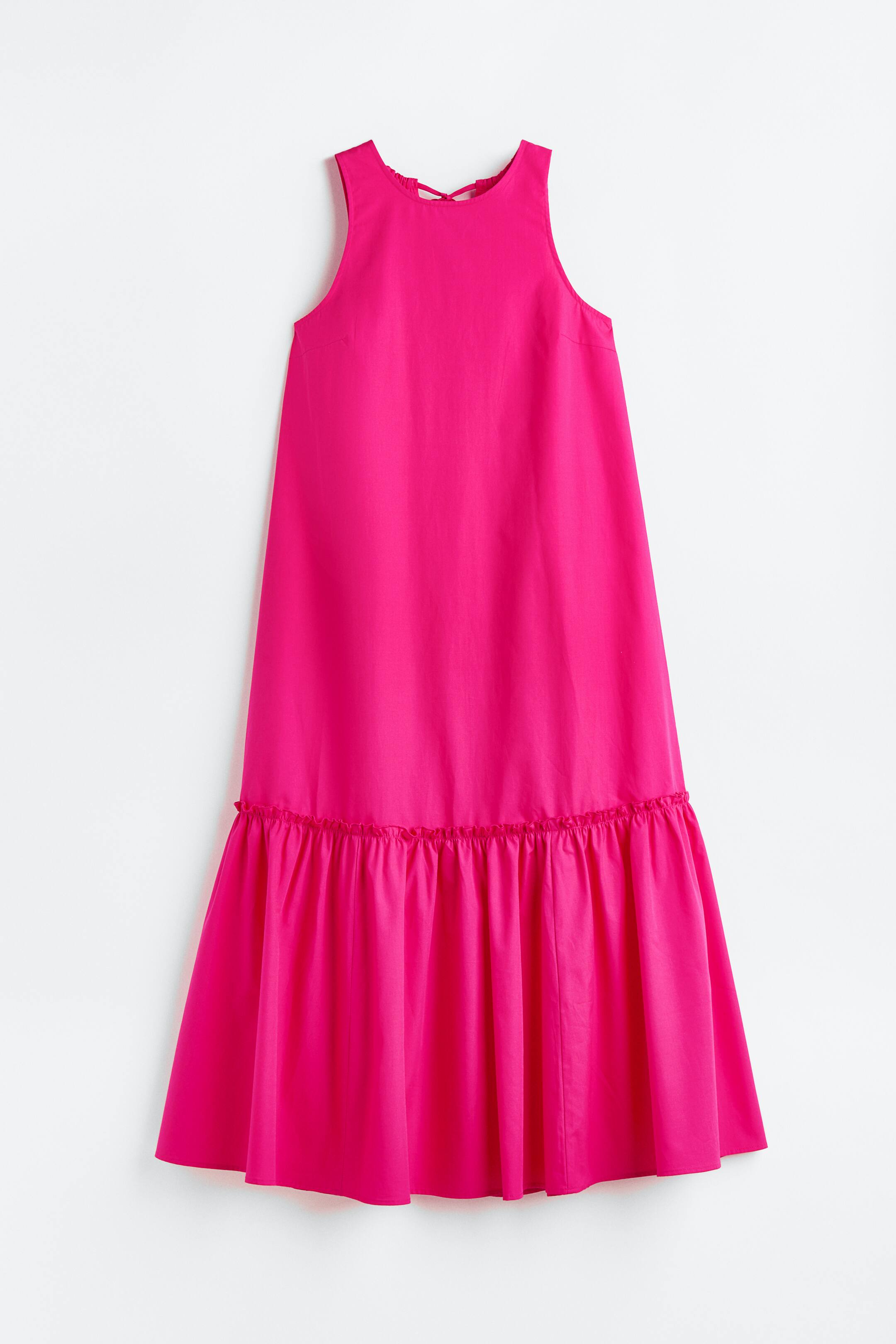 Xem ảnh lớn hơn: Váy buộc dây - Màu quả anh đào - Ladies | H&M VN 1