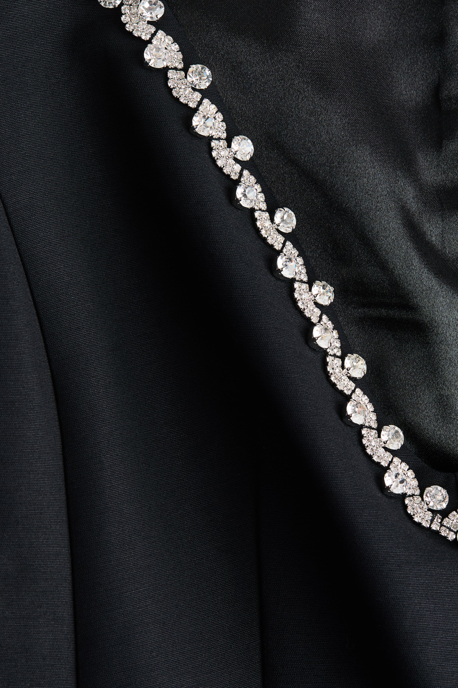 Vestido con pedrería - Negro - 6