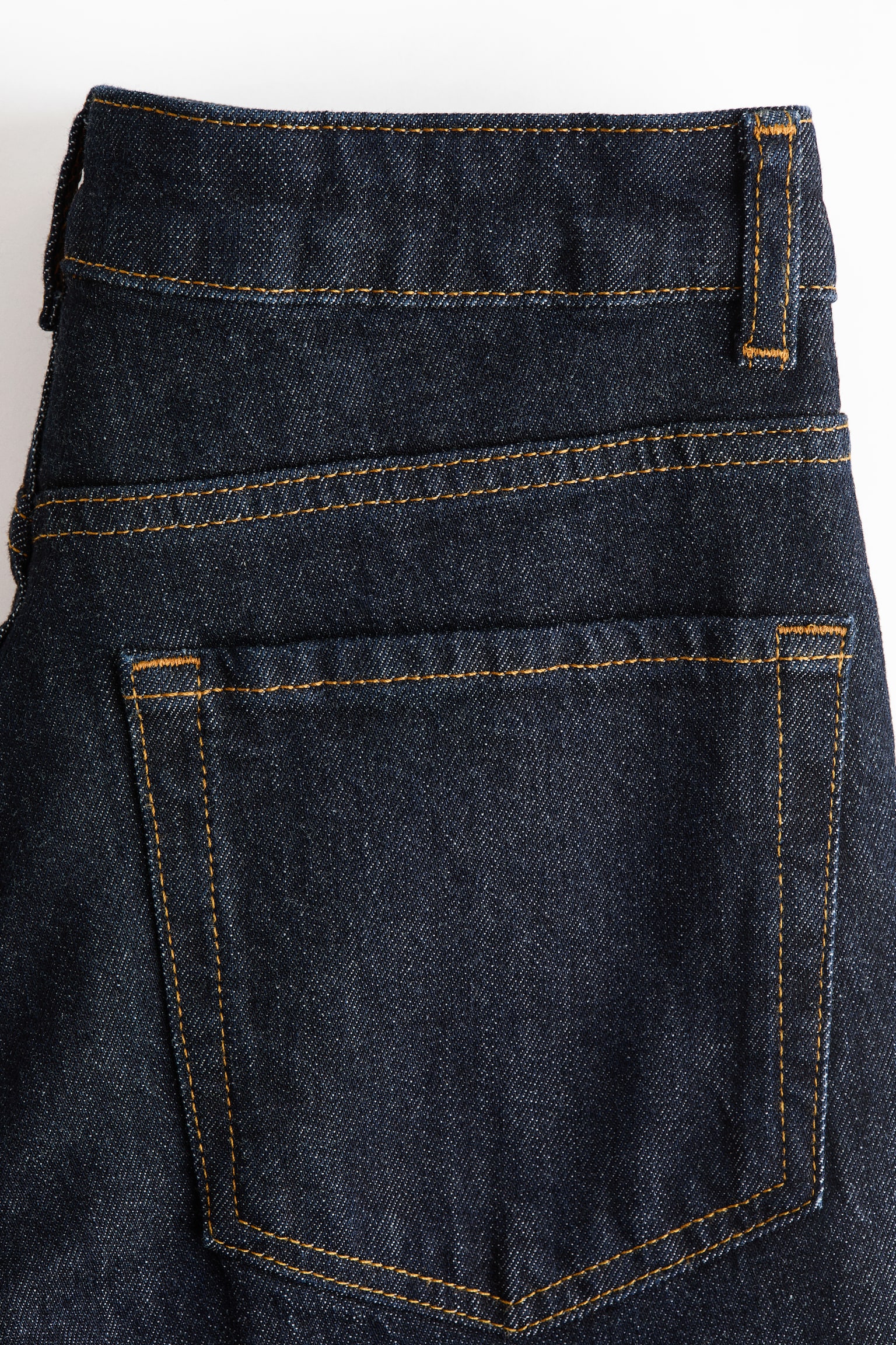 Женские джинсы H&M Slim Low-Waist, цвет: Тёмный джинсовый синий — фото 6