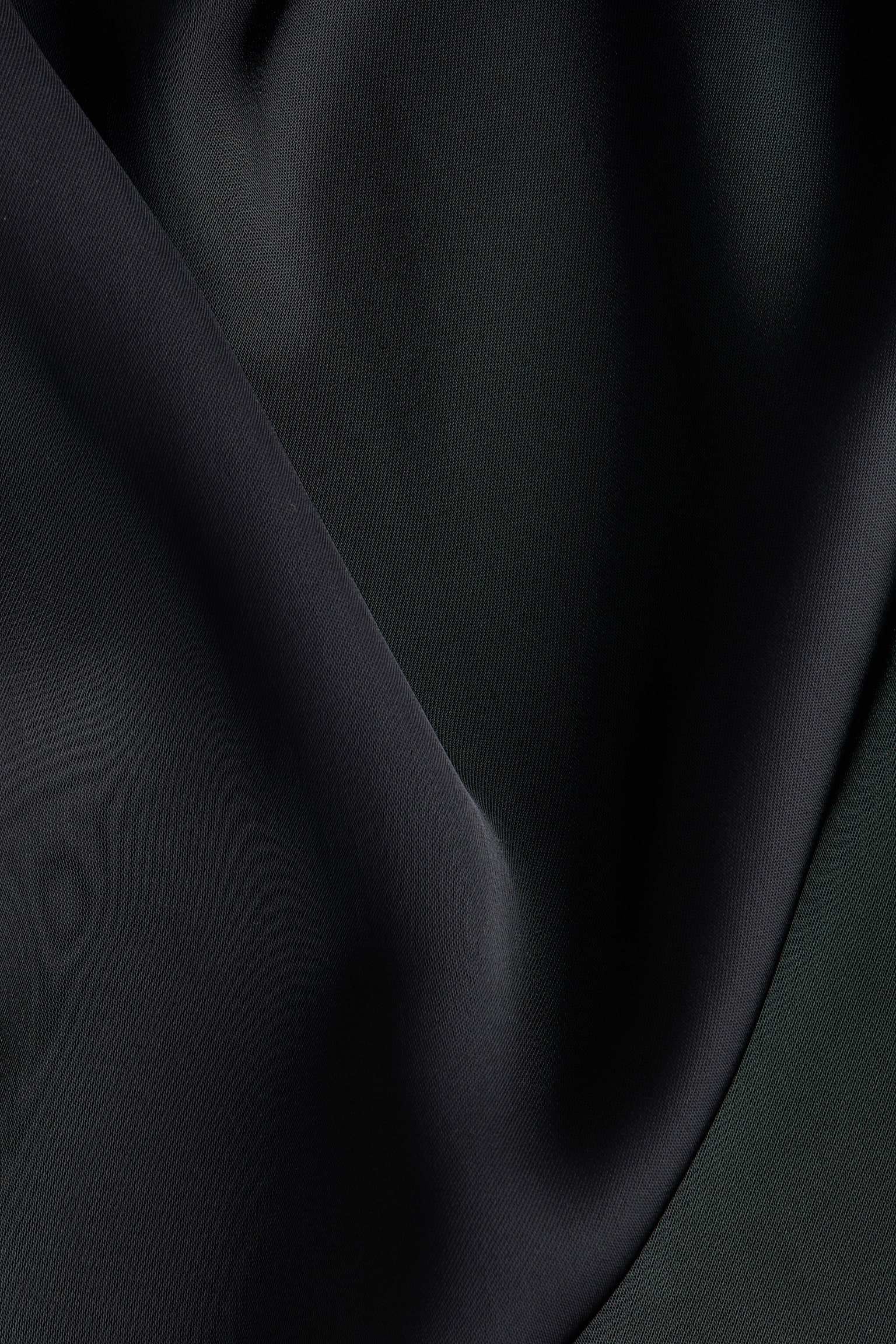 Женская блузка H&M Cowl-Neck Satin Blouse, цвет: Чёрный — фото 6