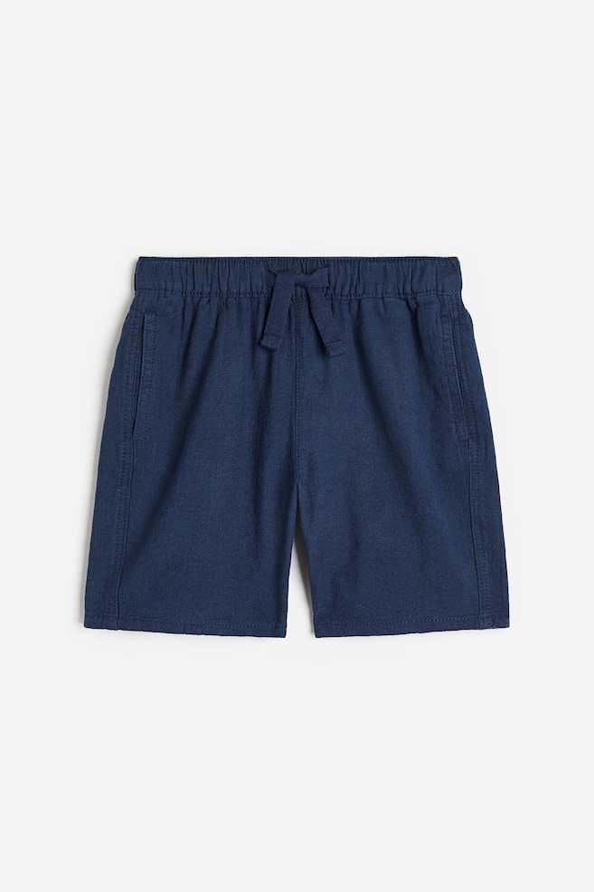 Pull-on shorts - Navy blue/Beige/Black checked/Blue/Striped/Orange/dc/dc/dc/dc - 1