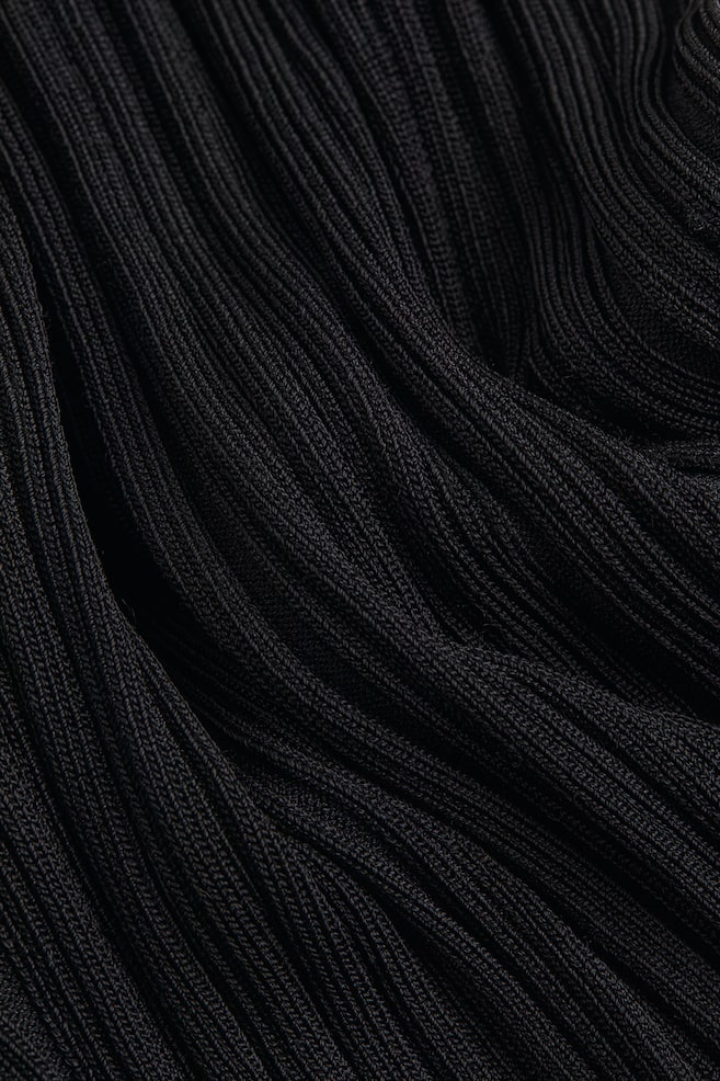 MAMA Rib-knit dress - Black - 2