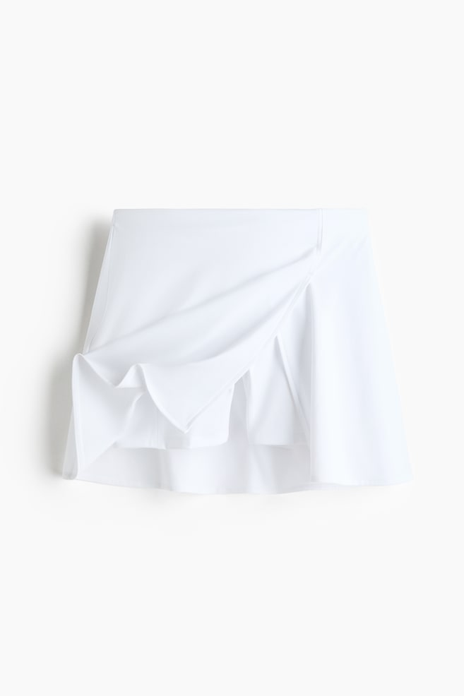 Tennis Skirt with SoftMove™-White - 3