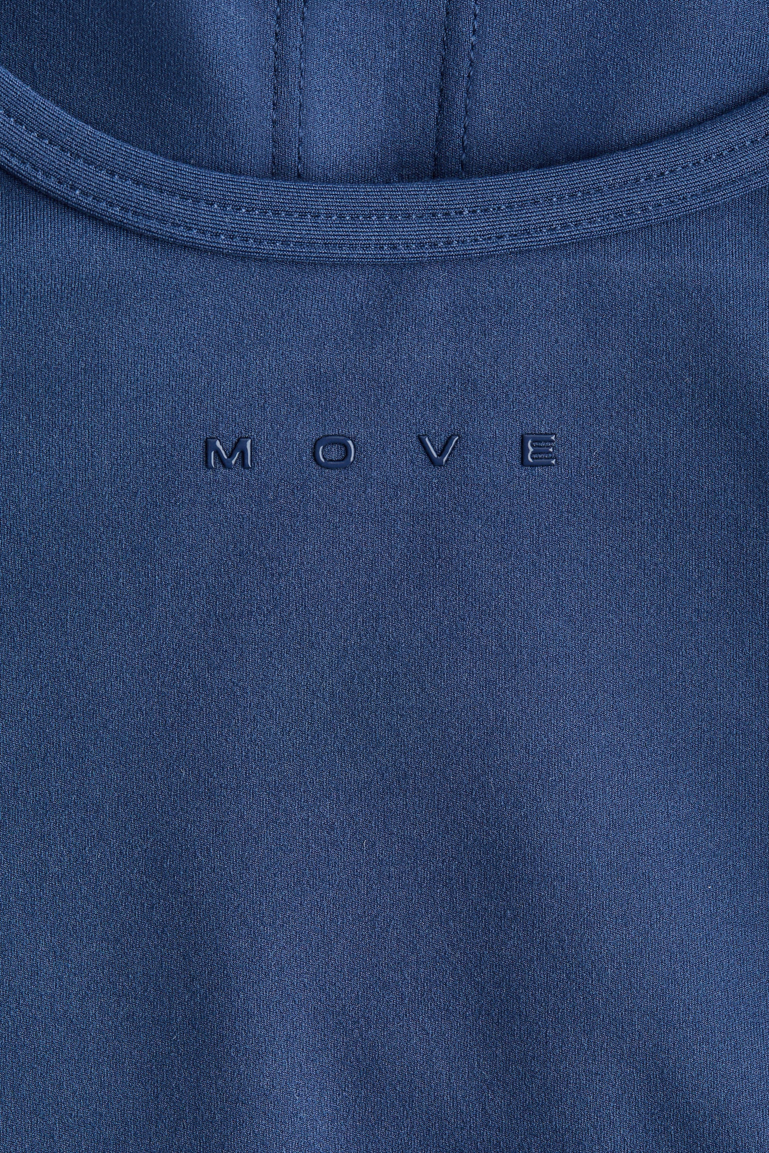 Integral-bra sports strappy top with SoftMove™ - Steel blue/Light apricot/Chocolate plum - 2