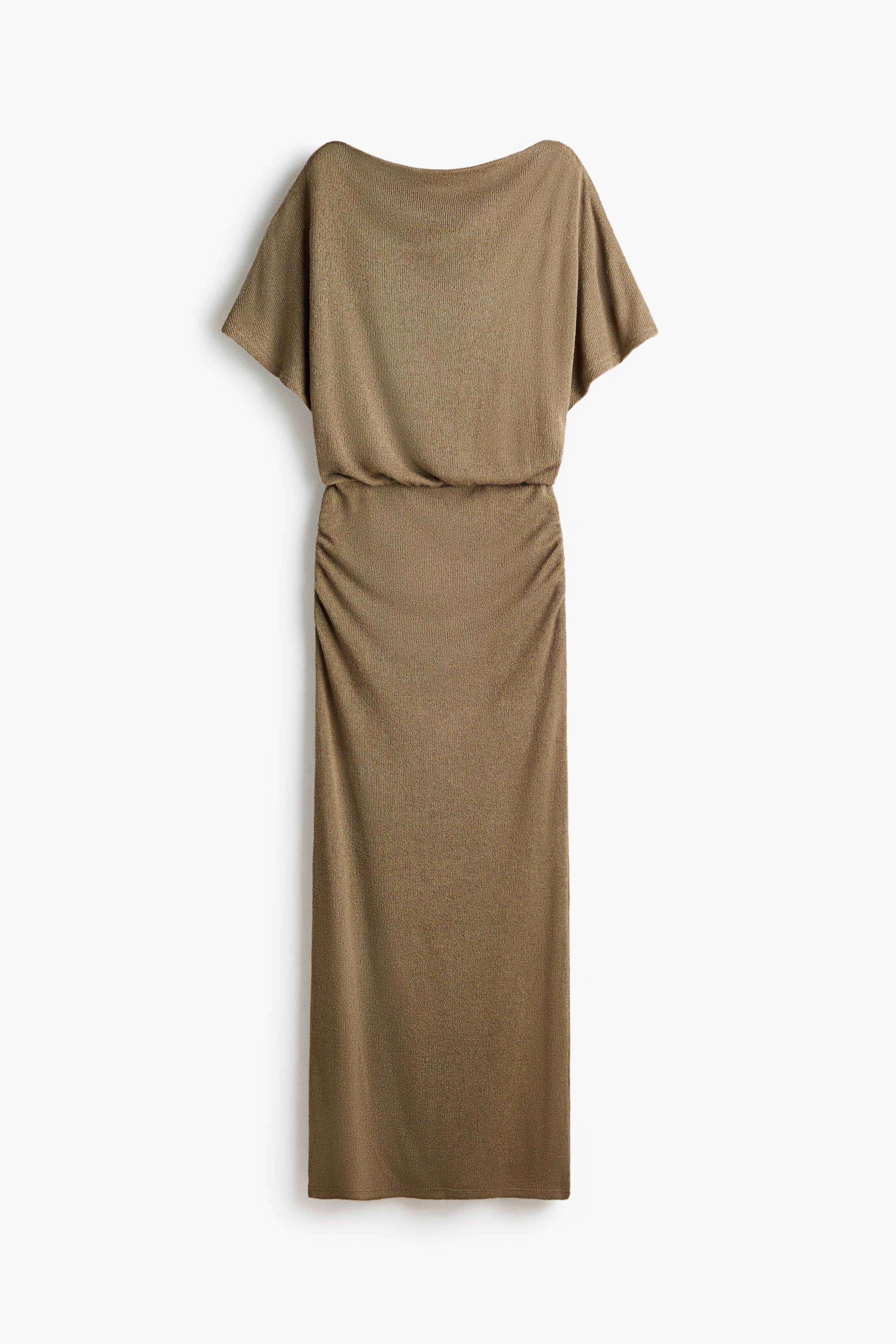 Boat-Neck Knit Dress