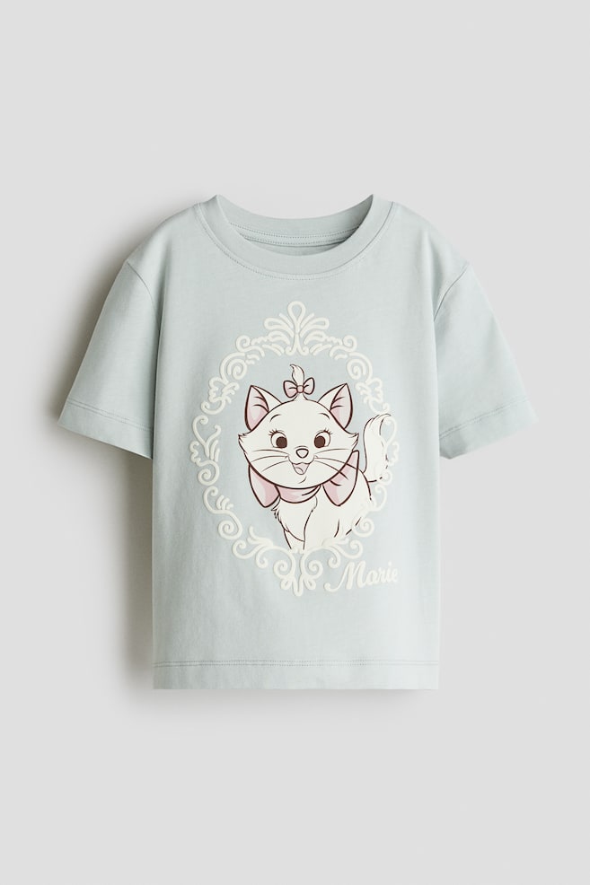 Print-motif cotton T-shirt - Light turquoise/Aristocats/White/Zootopia/Light blue/Inside Out/Yellow/Miffy/Light pink/KPop Demon Hunters/White/KPop Demon Hunters/Purple/K-Pop Demon Hunters/Dark grey/KPop Demon Hunters/White/KPop Demon Hunters/Dark grey marl/Nirvana - 1