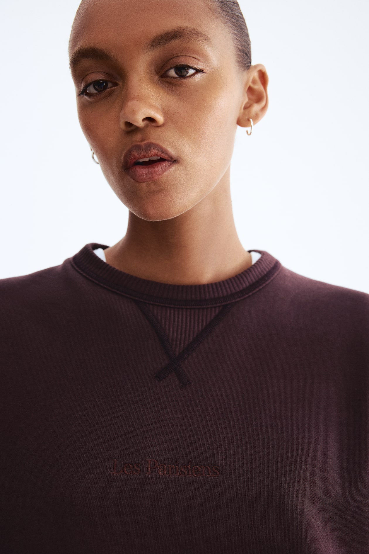 Sweatshirt with Text Motif - image 2