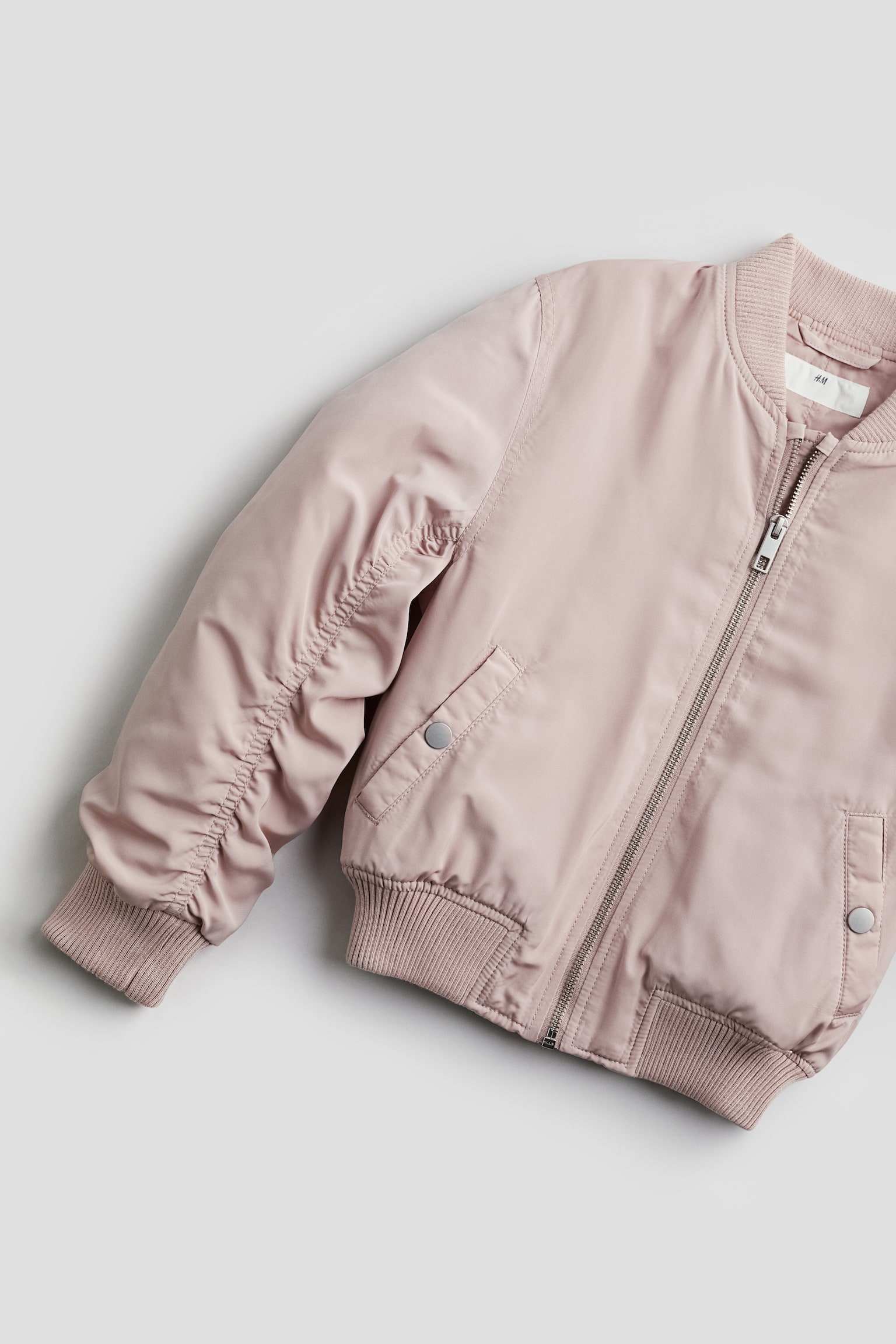 Bomber Jacket - Dusty pink/Khaki green/Black - 2