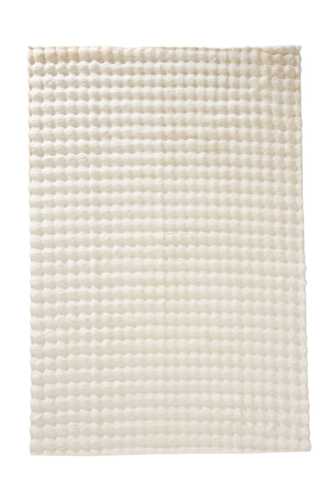 Tapis De Fausse Fourrure Dave - Crème - 1