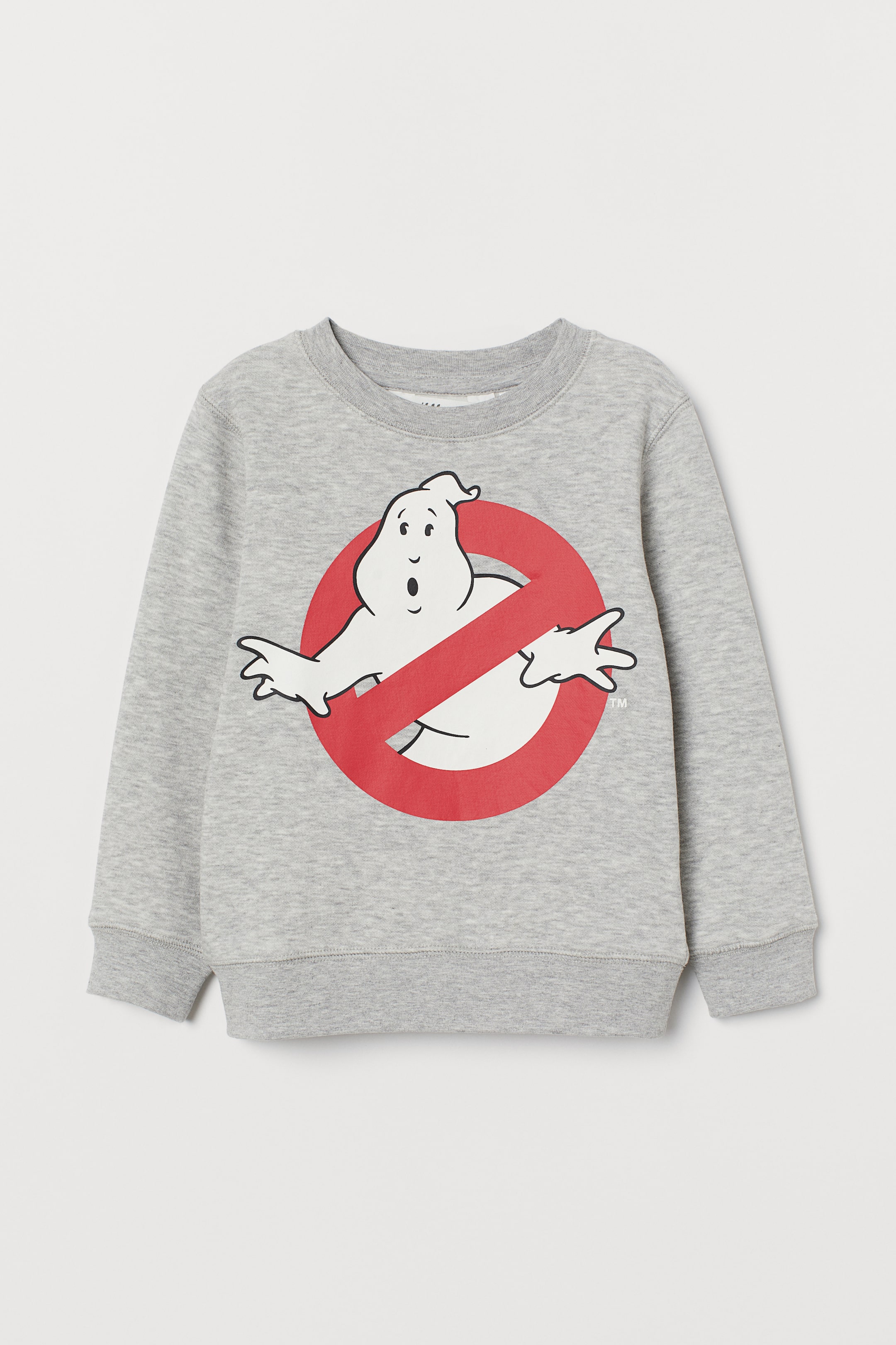 Größeres Bild ansehen: Sweatshirt mit Druck - Hellgraumeliert/Ghostbusters - Kids | H&M DE 1