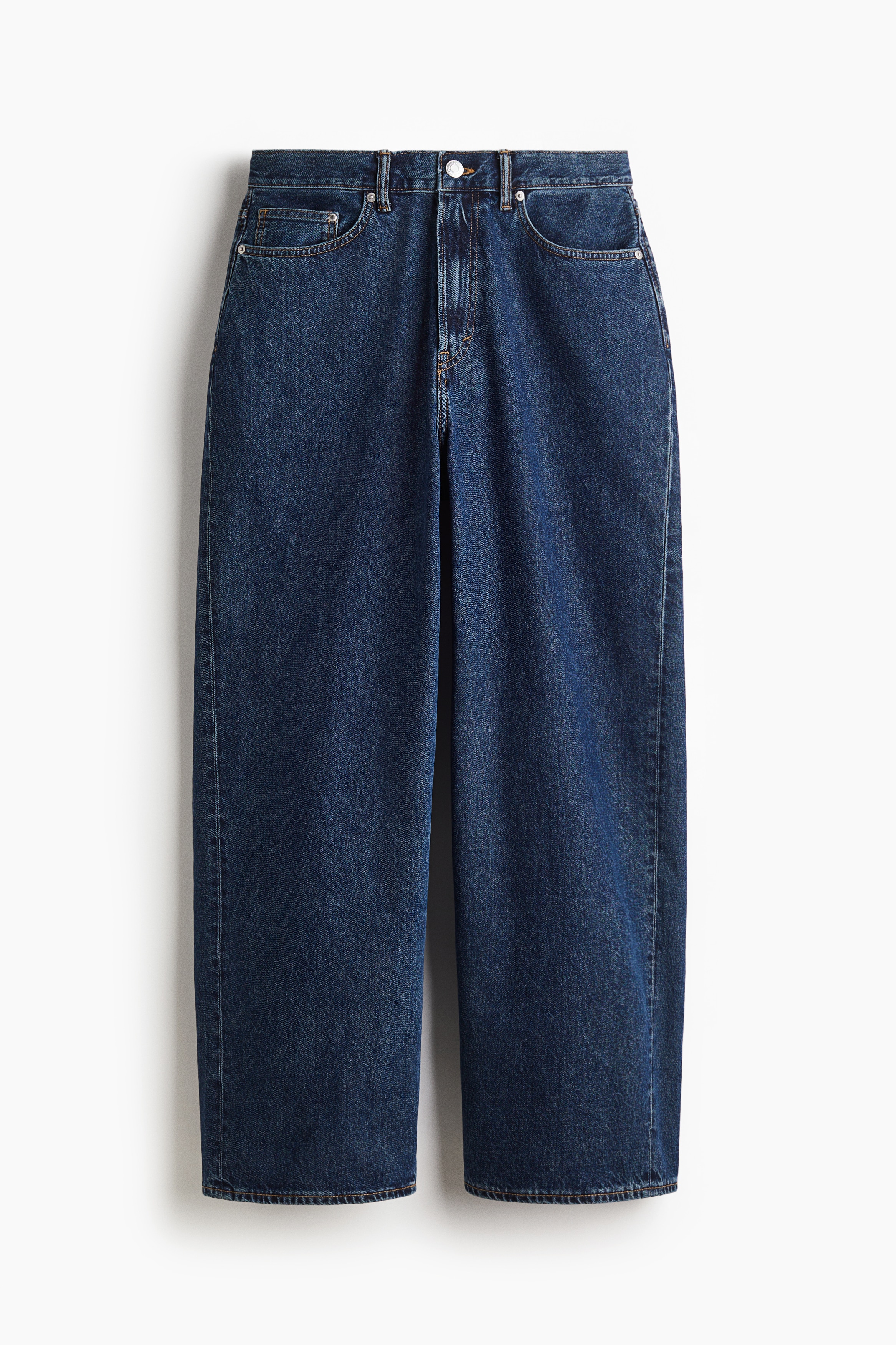 Baggy Jeans - Dark denim blue/Black