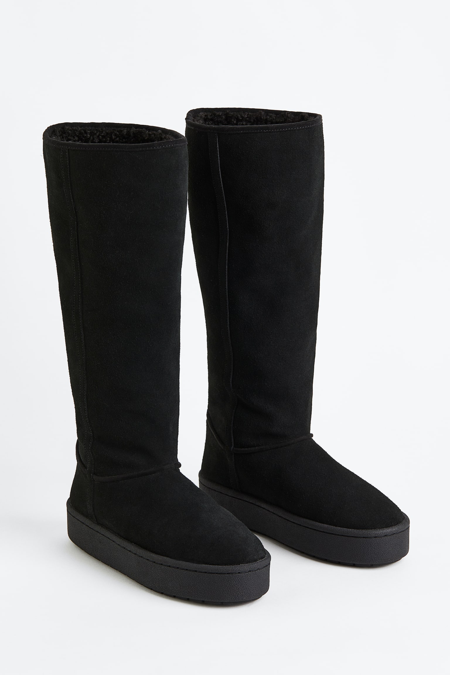 Suede boots - Black - 3