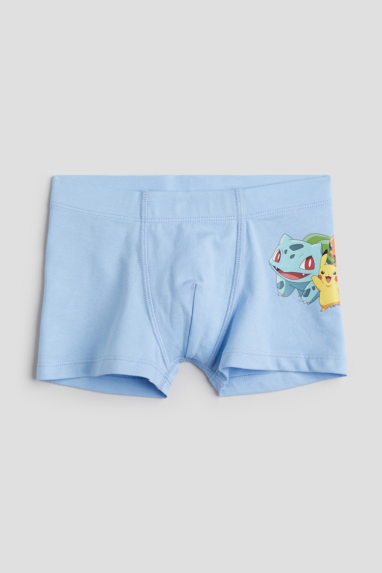 7-pack printed trunks - Light blue/Pokémon - 2