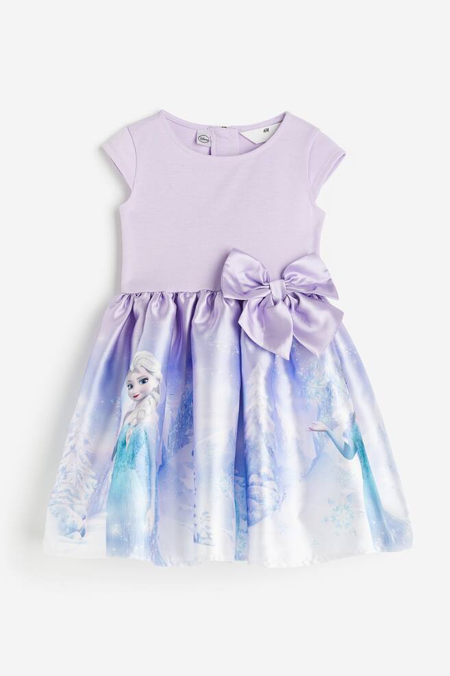 Bow-detail dress - Light purple/Frozen/Light purple/Frozen/Turquoise/Encanto/Light pink/Disney Princesses - 1
