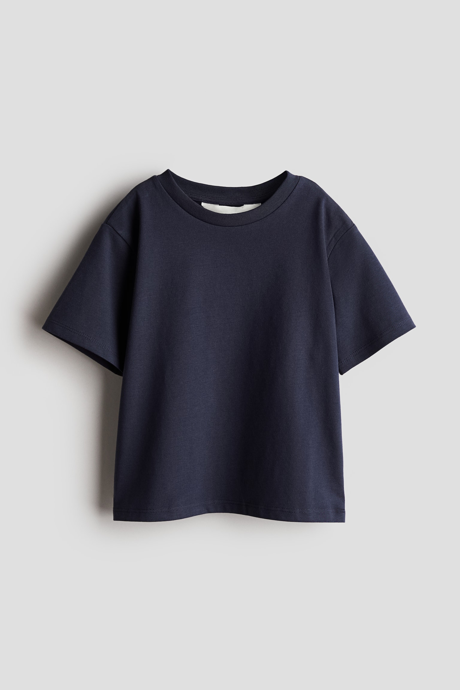 Oversized T-shirt - Marinblå/Crèmevit/Ljusgrå/Mörkbeige - 1