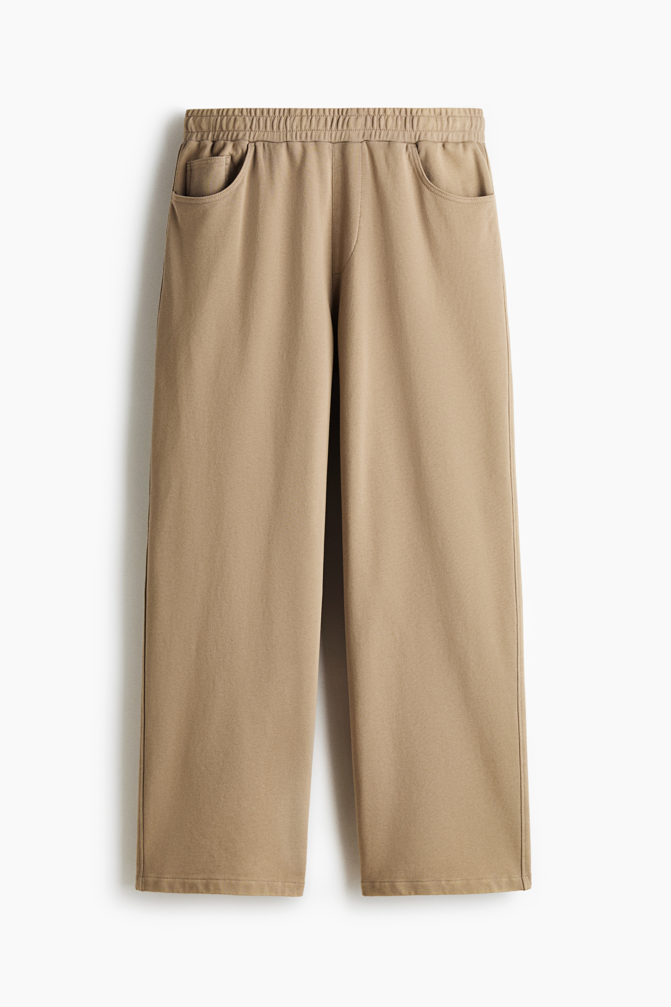 Loose-Fit Joggers - Beige/Black