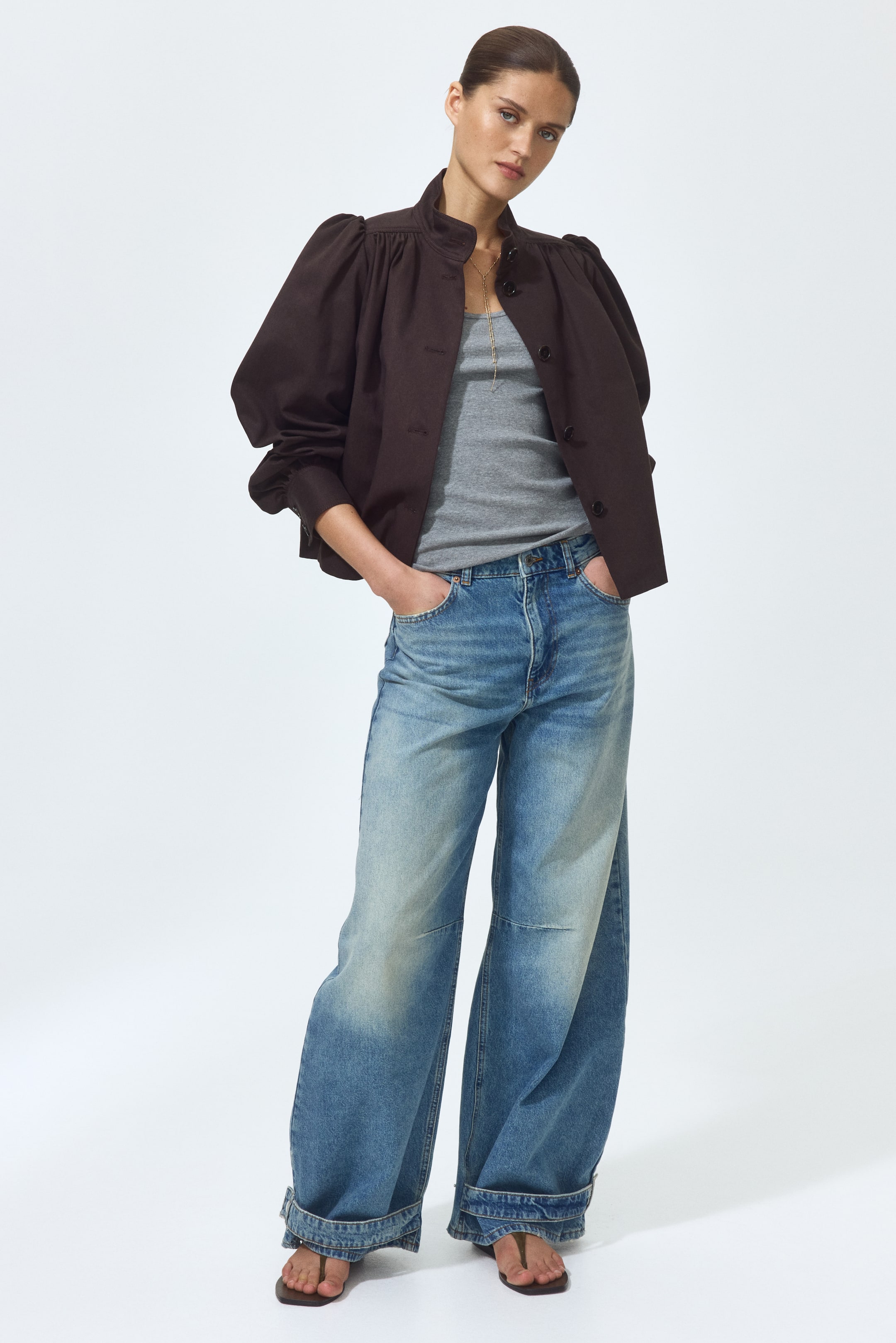 Größeres Bild ansehen: Barrel High Waist Jeans - Denim blue - Ladies | H&M DE 1