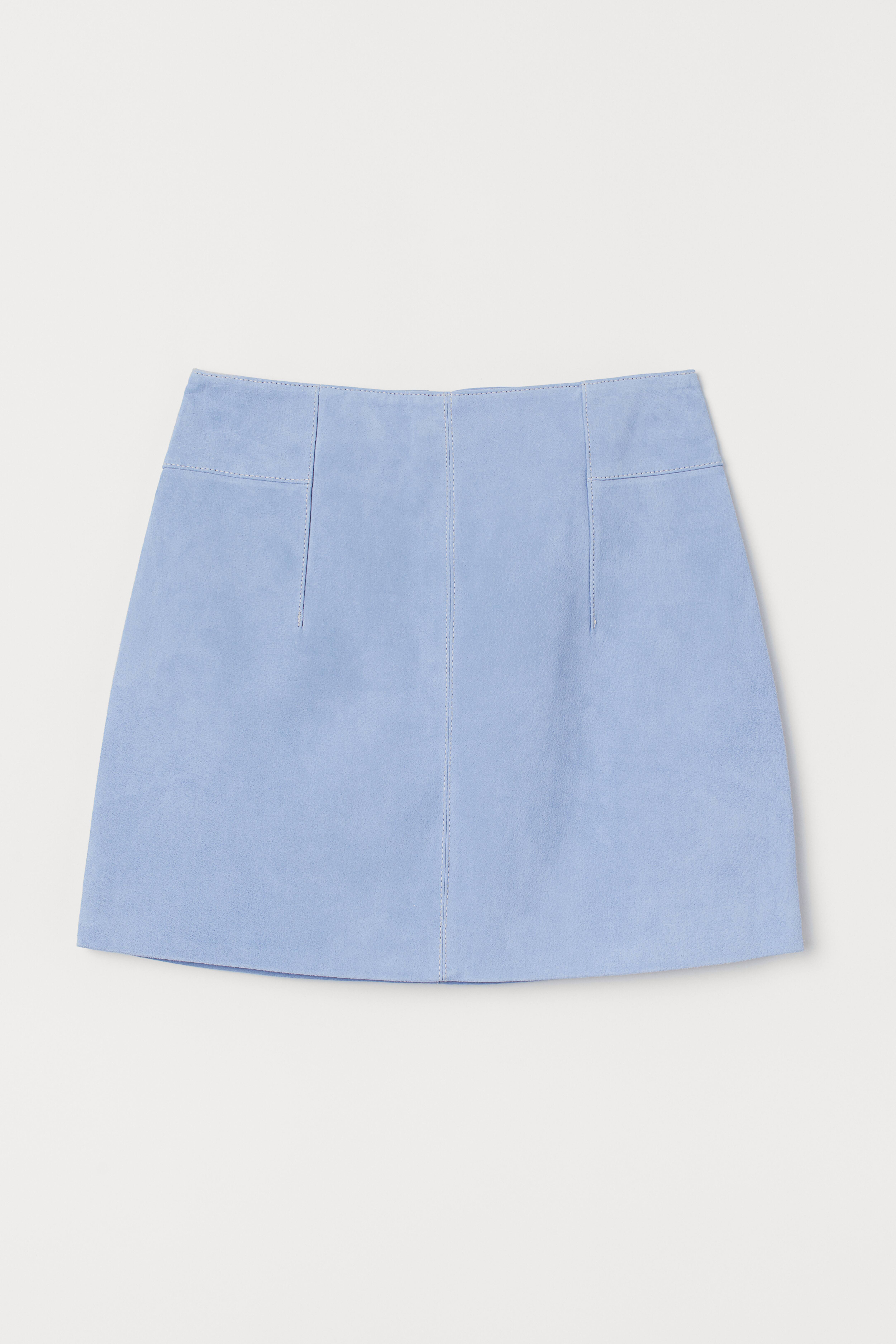 Short Suede Skirt