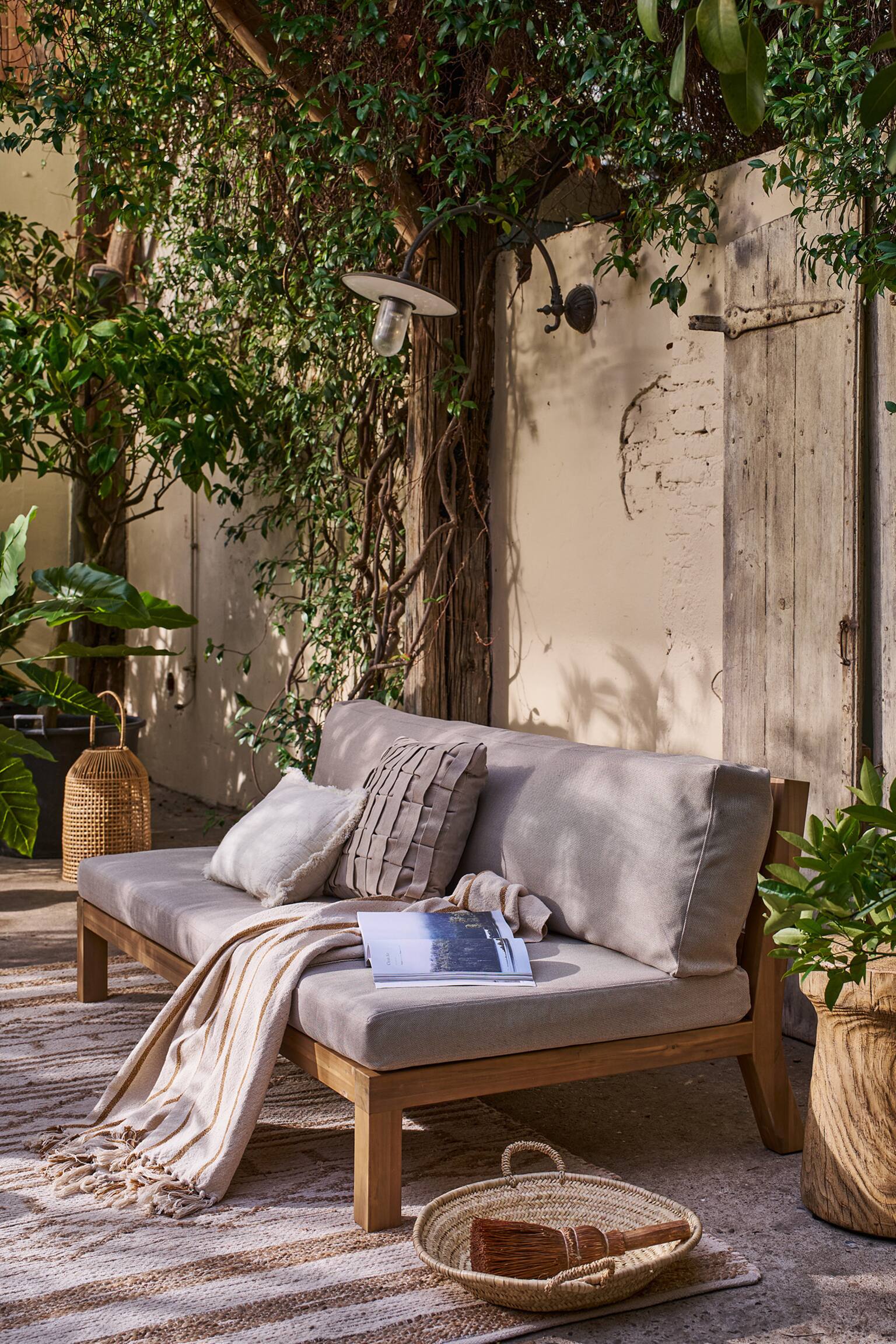 Relax 3-zits Tuinbank - Naturel - 6