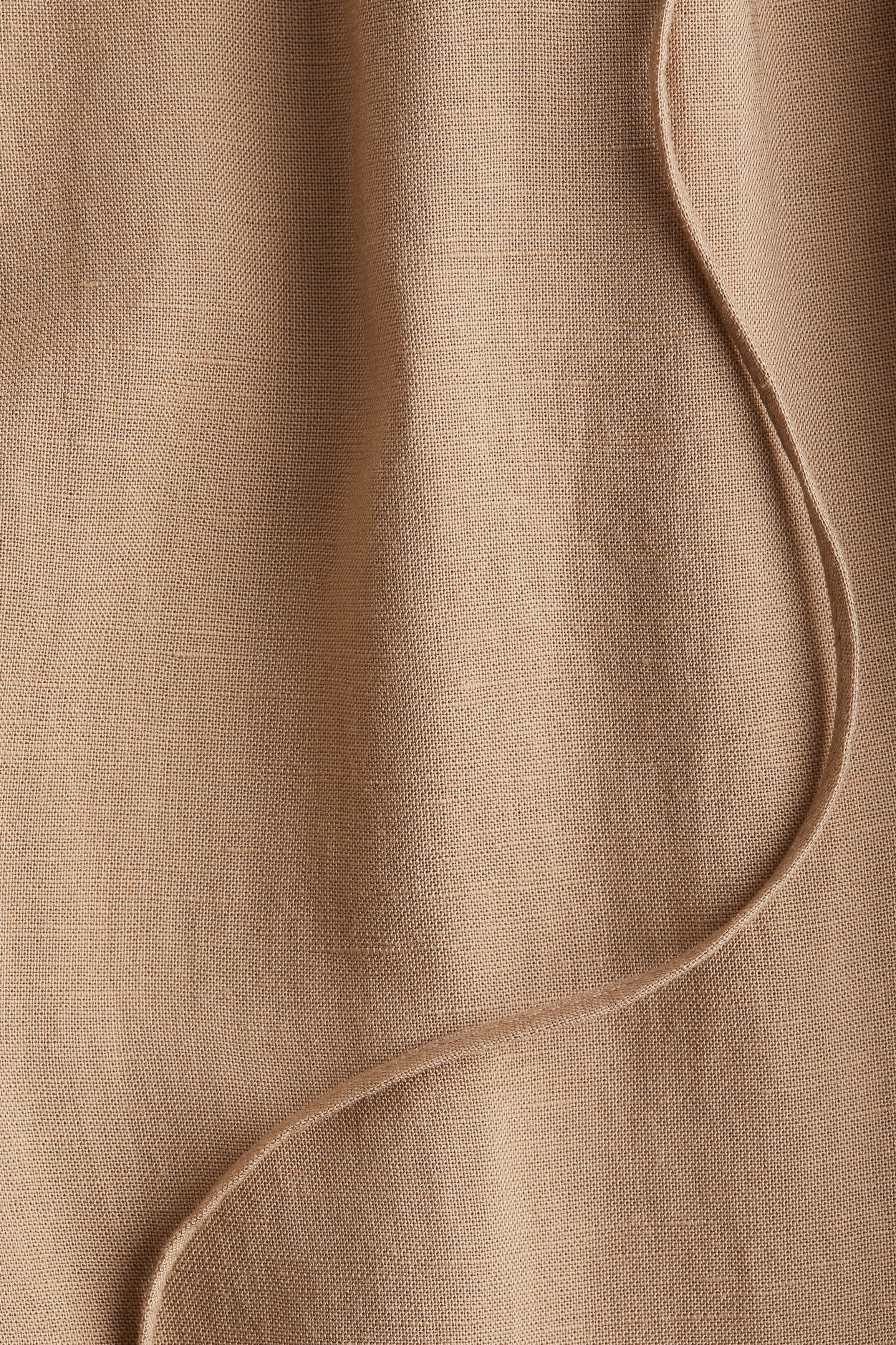 Linen-blend trousers