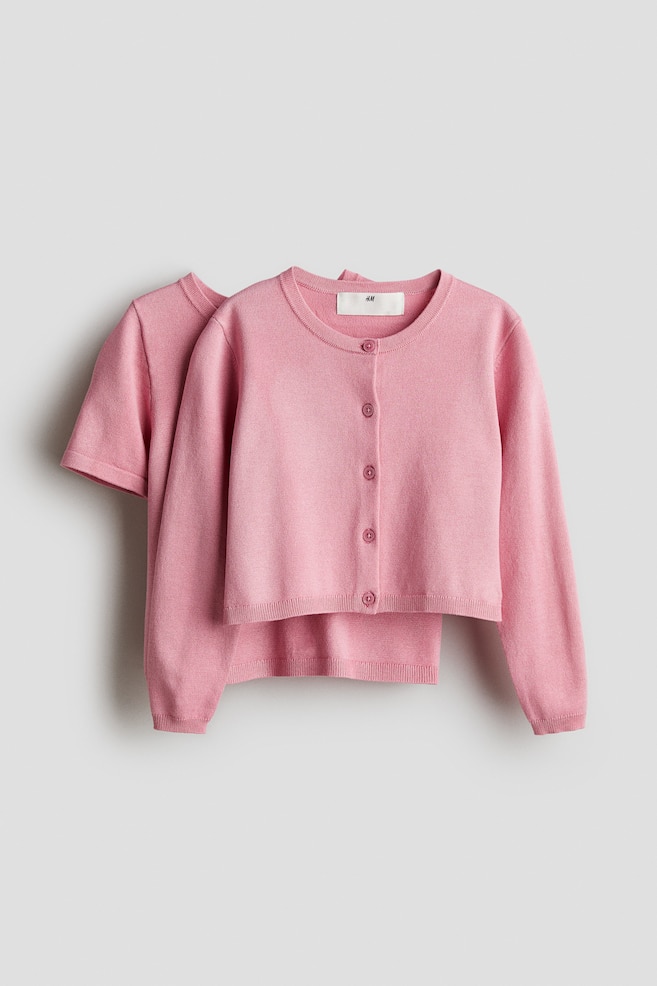 2-delige set - Top en vest - Roze - 1