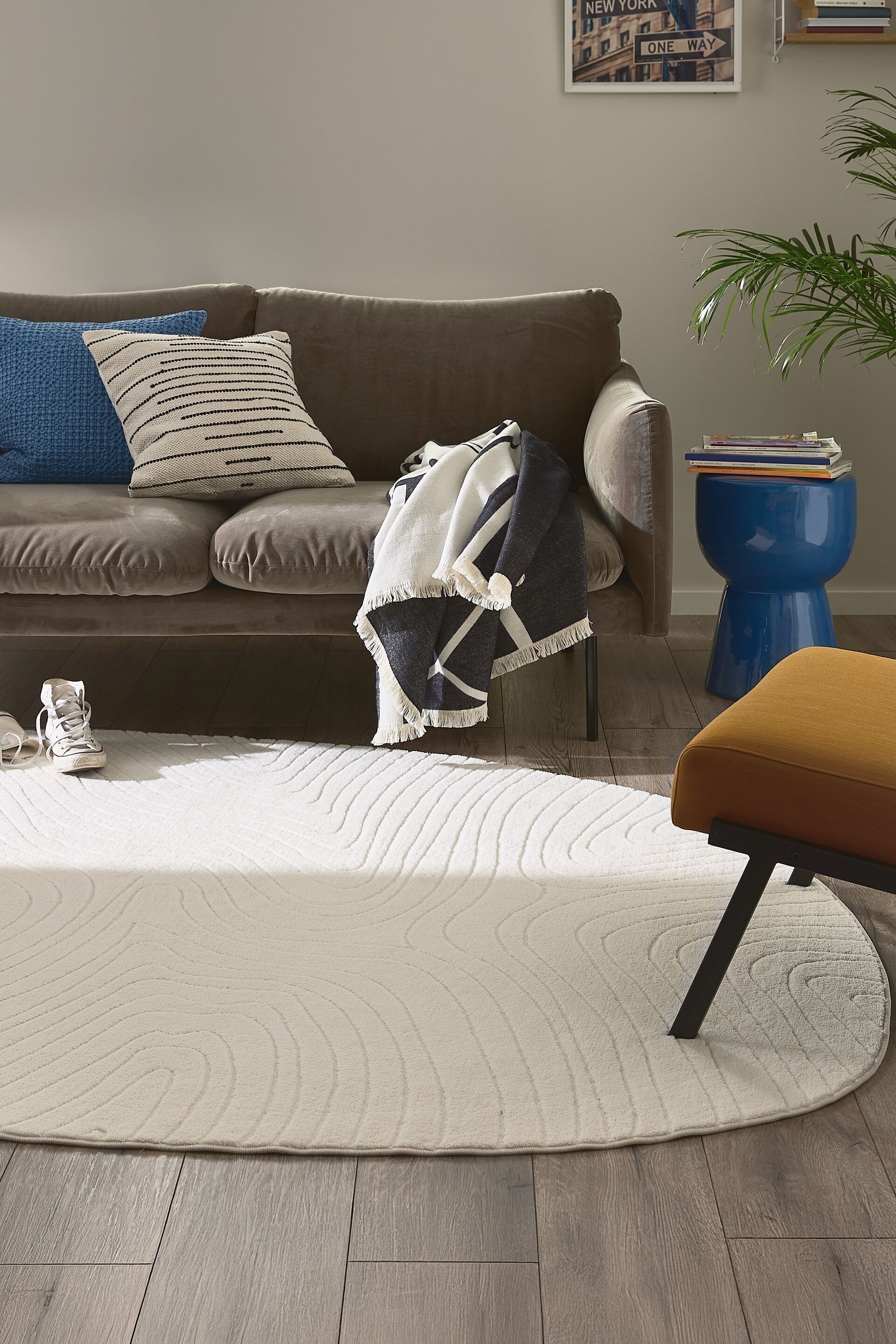 Washable Rug Pam - Cream