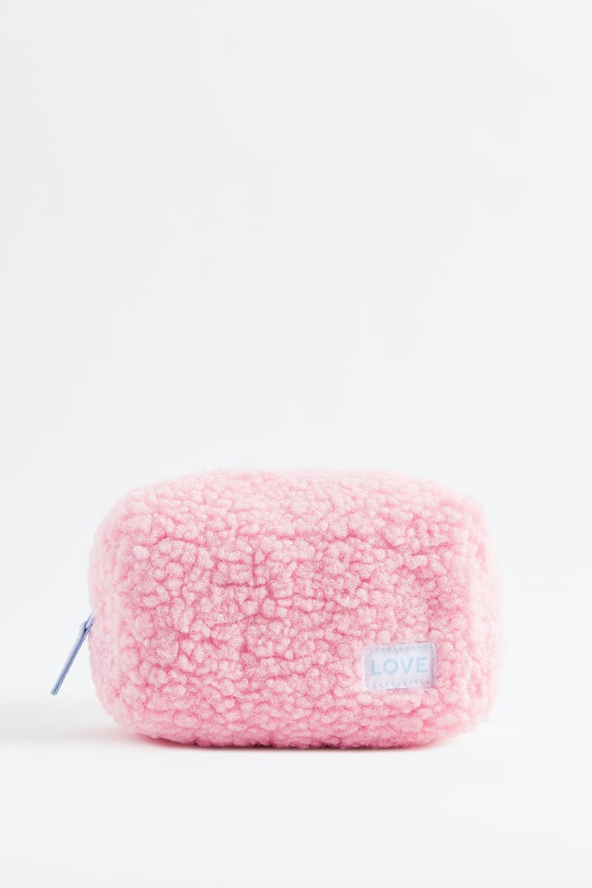 Teddy make-up bag - Light pink