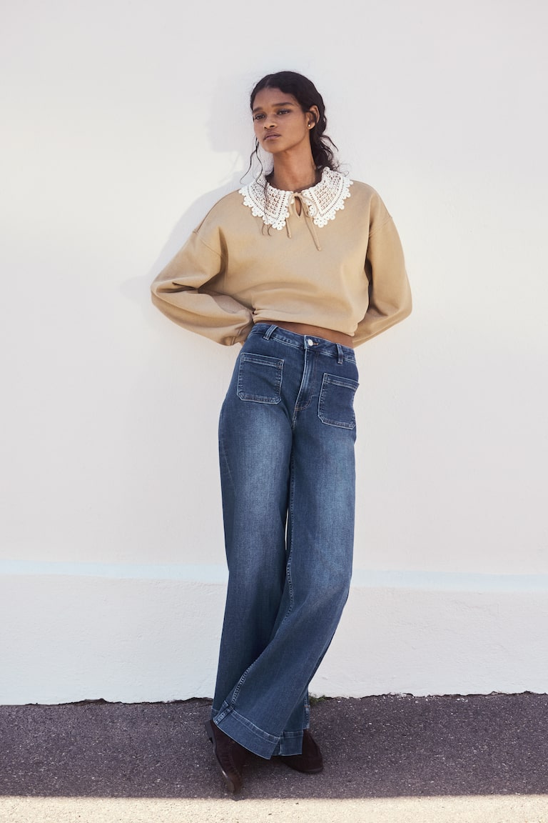 Wide High Waist Jeans