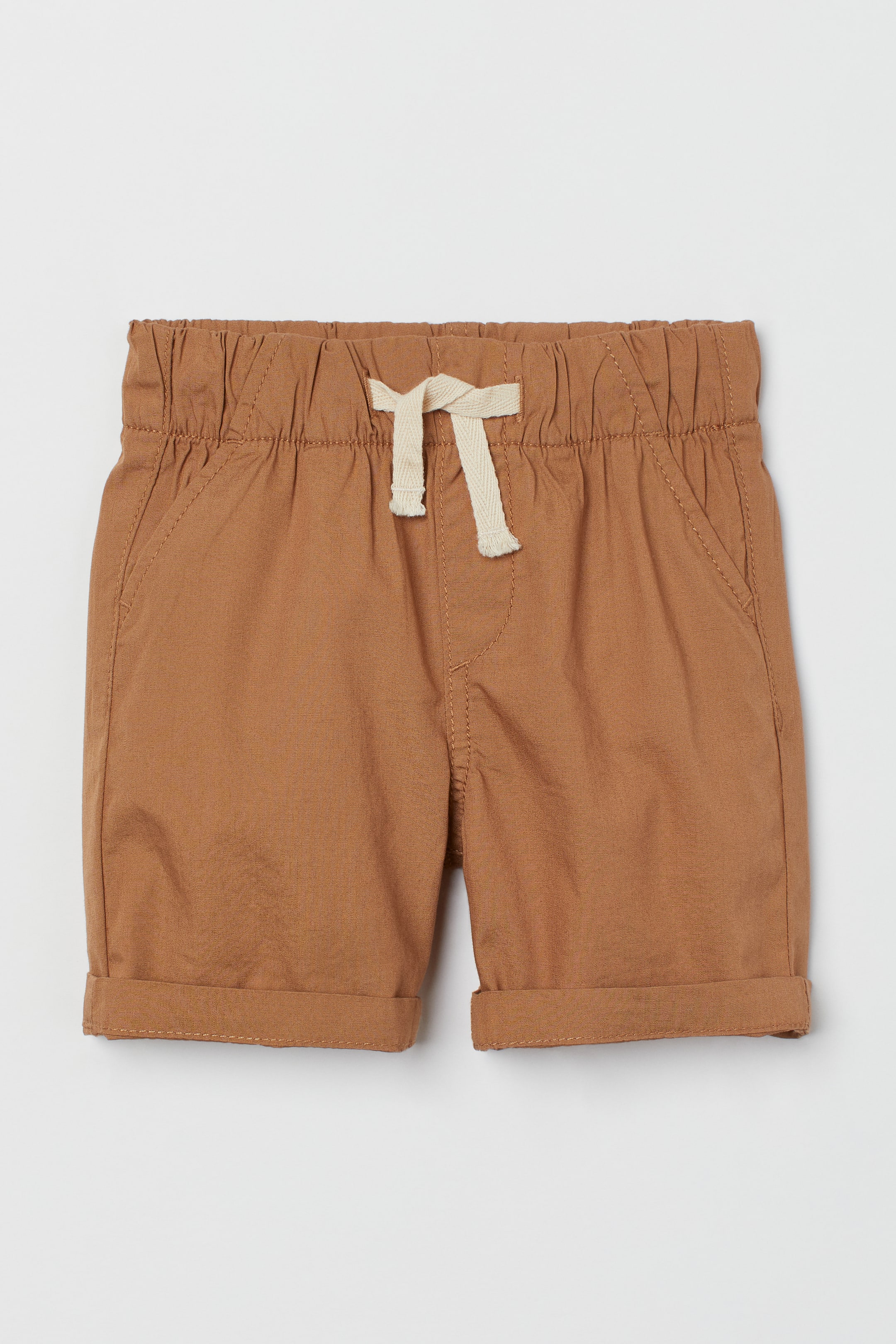 View larger image: Cotton shorts - Light brown - Kids | H&M IE 1