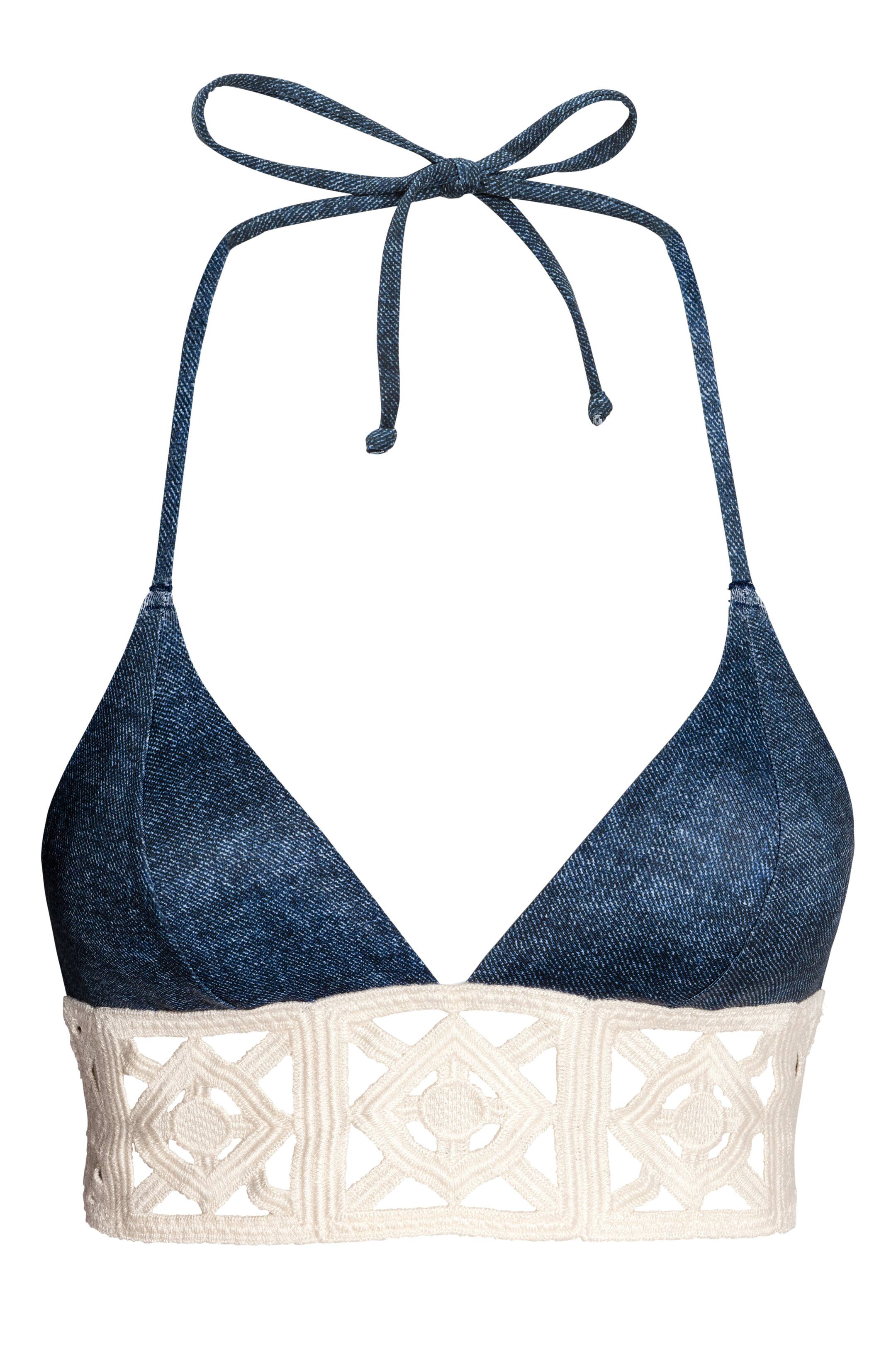 Agrandir l'image: Haut de maillot - Bleu denim - FEMME | H&M FR 1