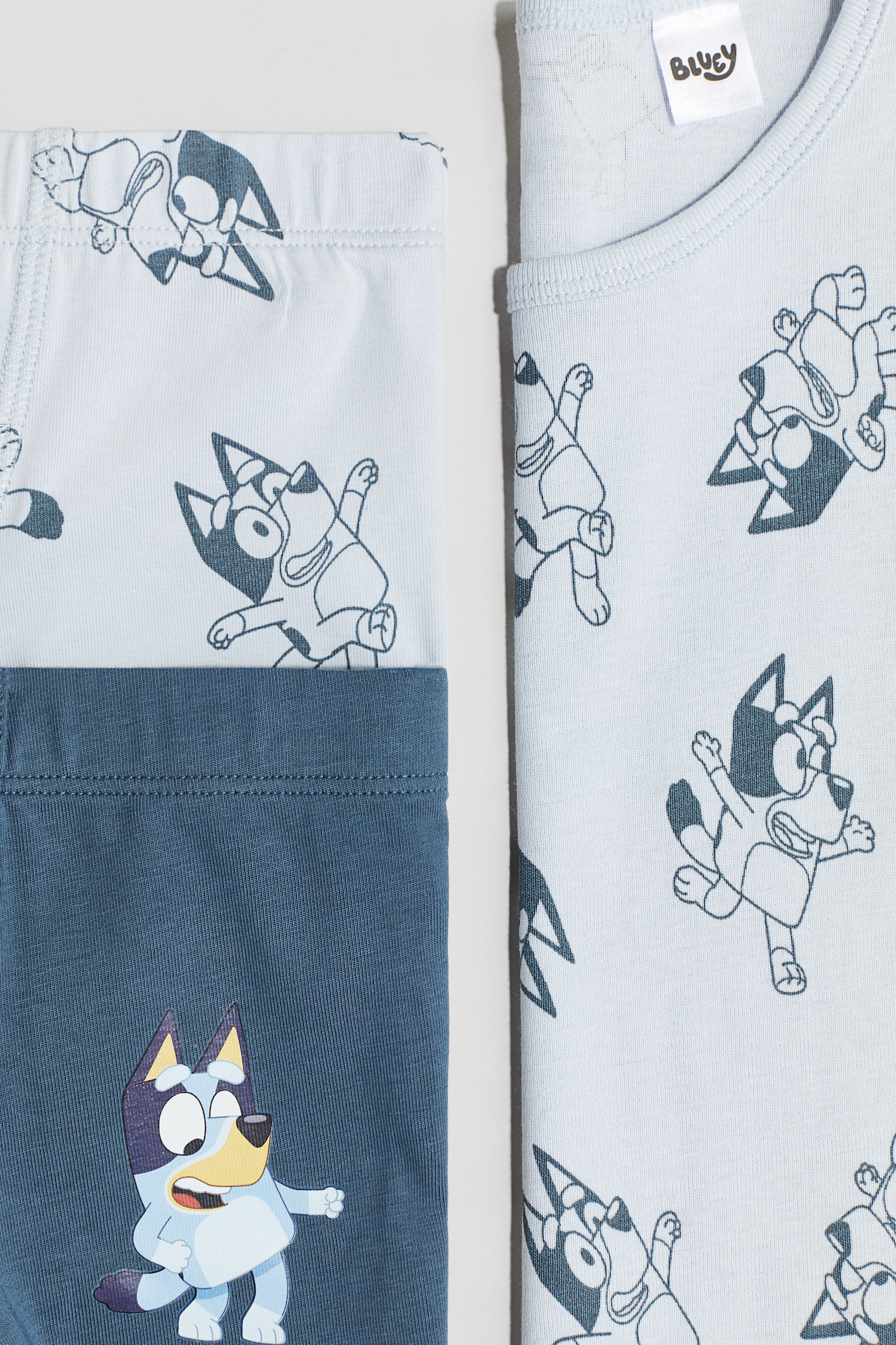 3-piece cotton underwear set - Light dusty blue/Bluey/White/Marvel Comics - 2