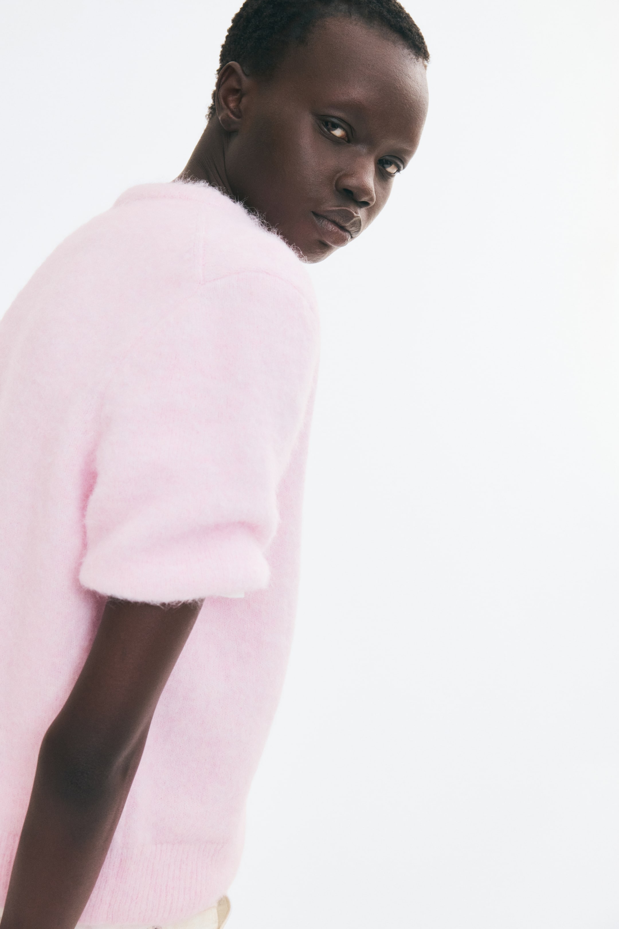 Short-Sleeved Sweater