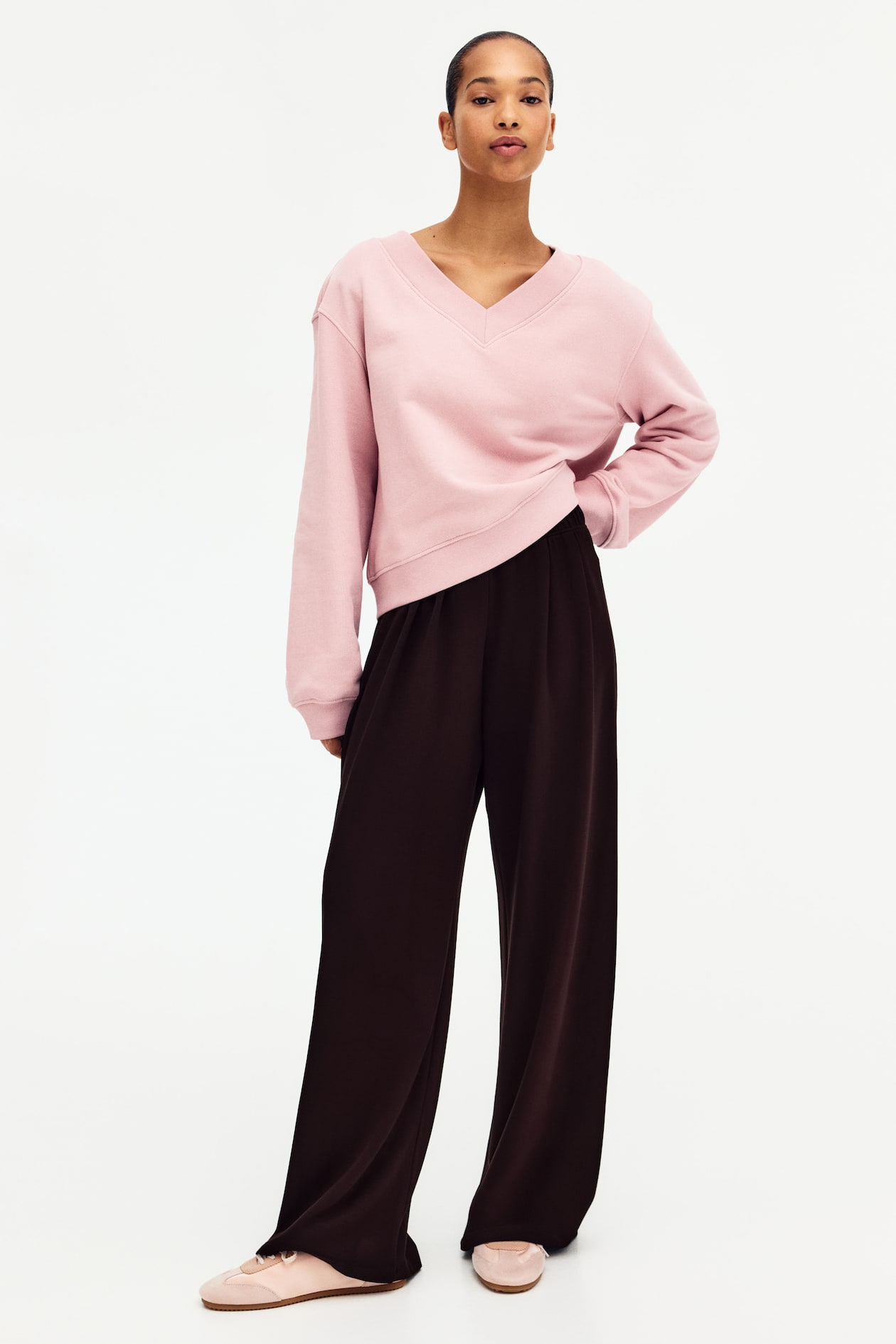 Wide-Leg Pull-On Pants - image 3