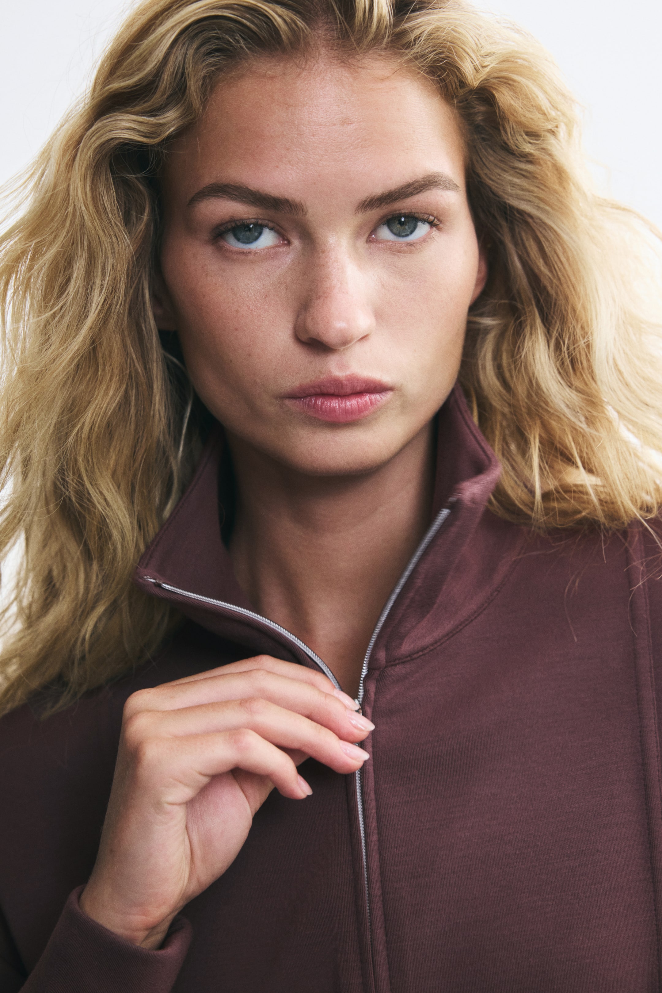 Peplum Sweatshirt Jacket