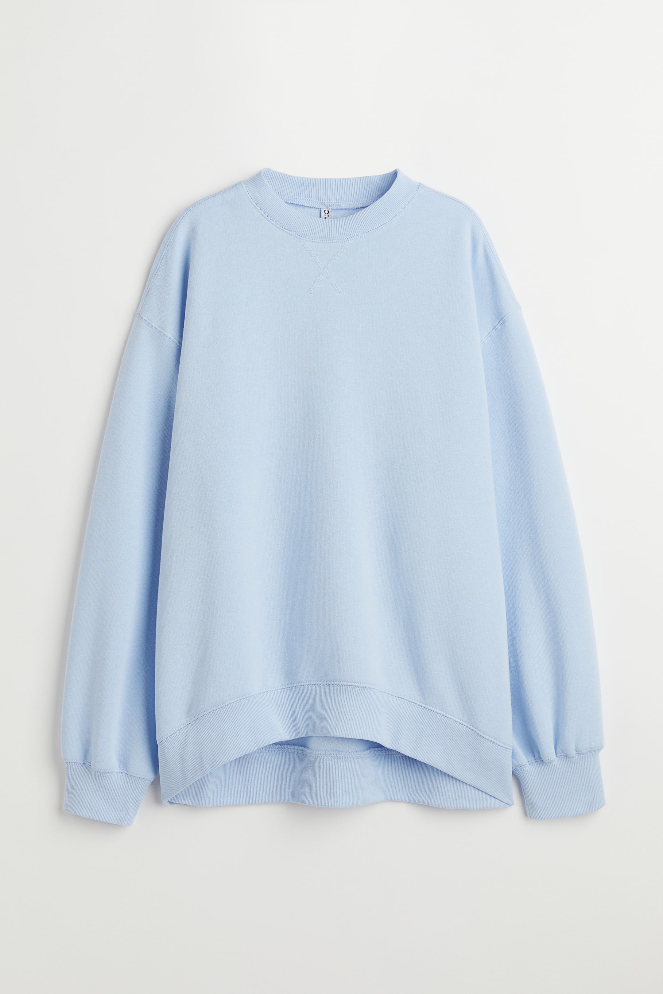 View larger image: Oversized sweatshirt - Light blue - Ladies | H&M 1