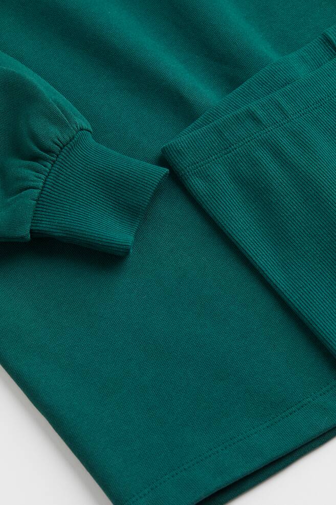 2-piece sweatshirt set - Dark green - 4
