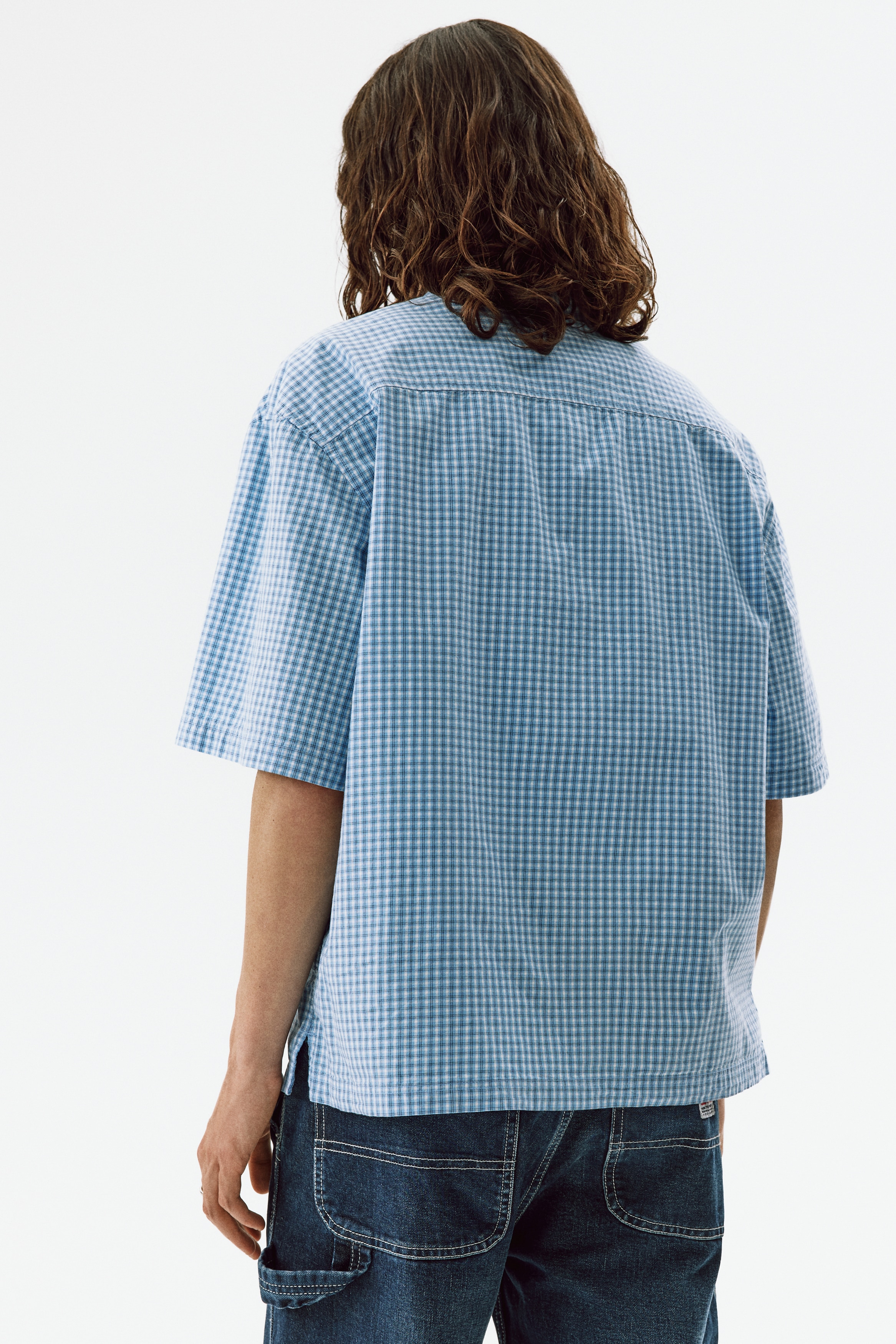farm rio blue mini dress Easy Shirt in Icy