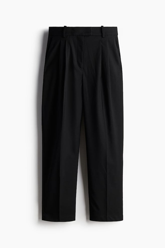 Knöchellange Hose - Schwarz/Schwarz/Braun - 1